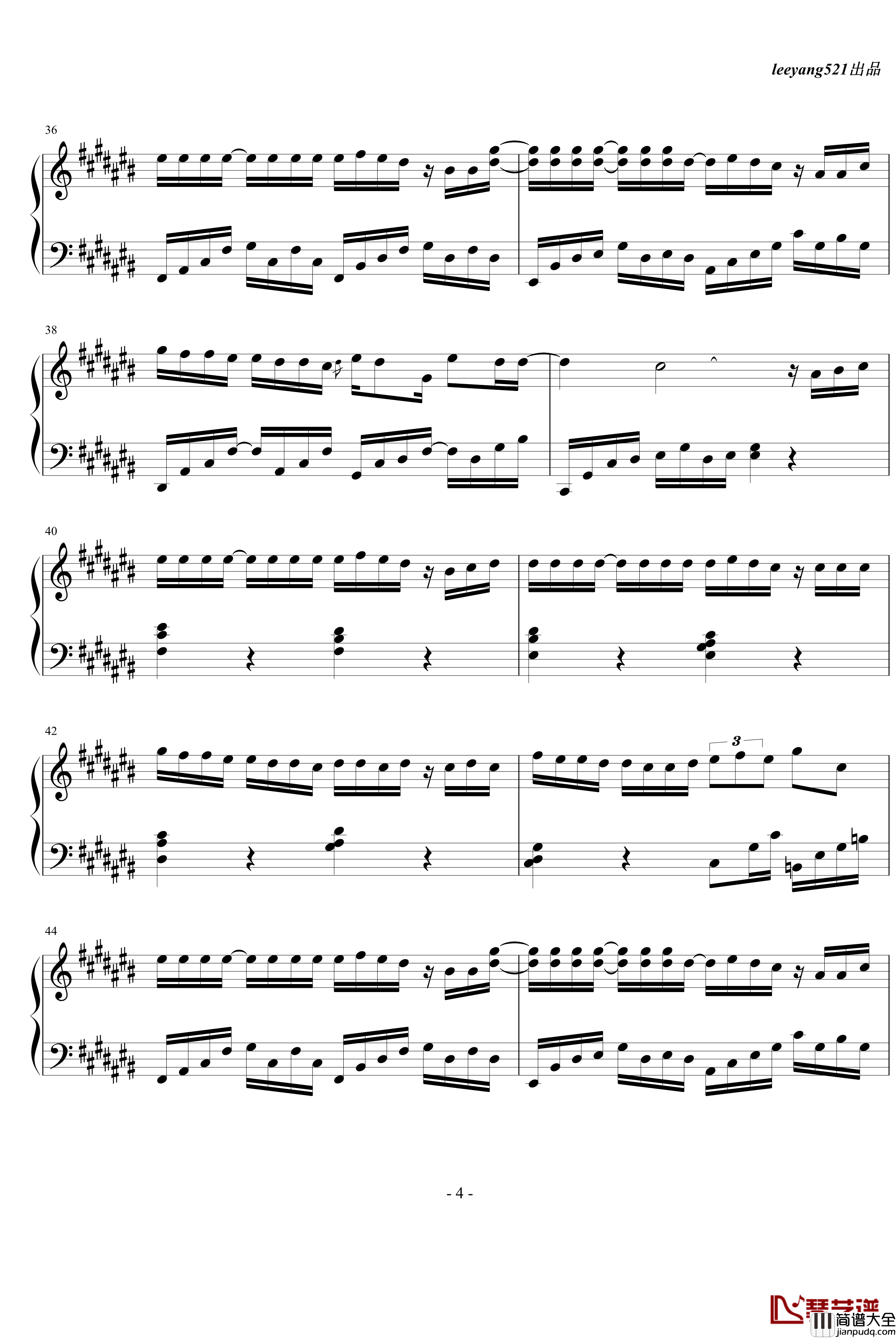 说好的幸福呢钢琴谱_新专辑歌曲_周杰伦