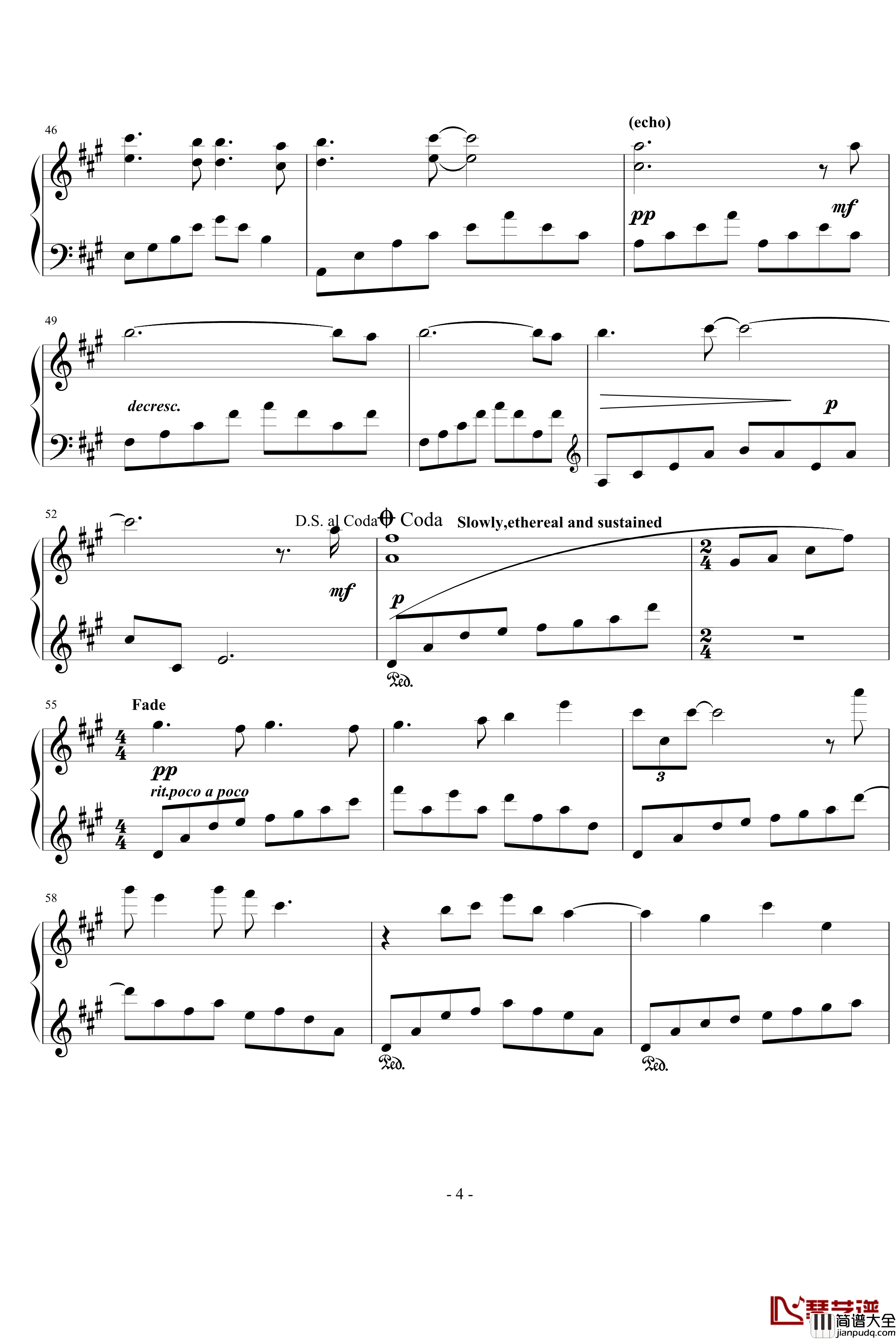 Almost_a_Whisper钢琴谱_雅尼