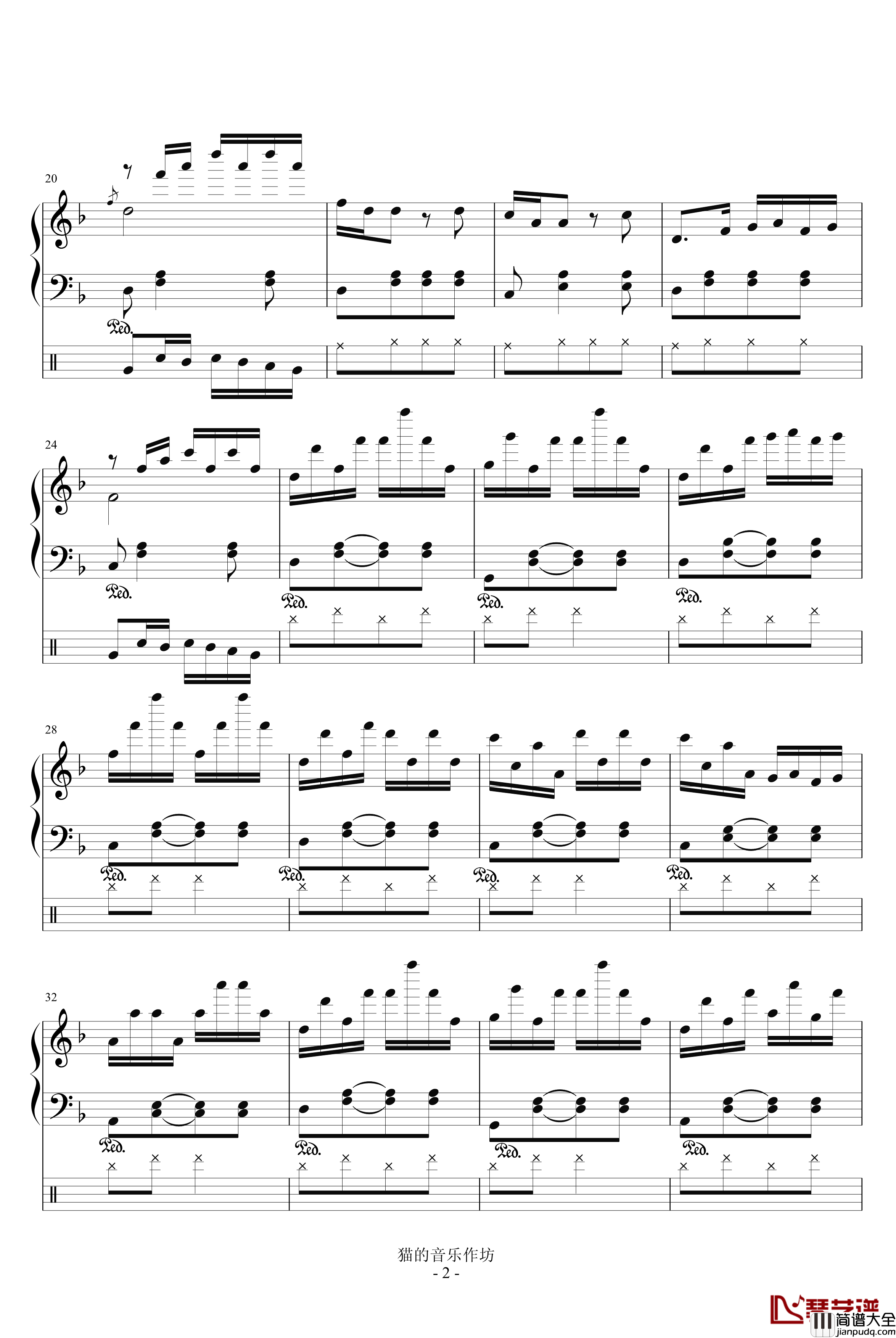 喜庆的曲调钢琴谱_音乐作坊