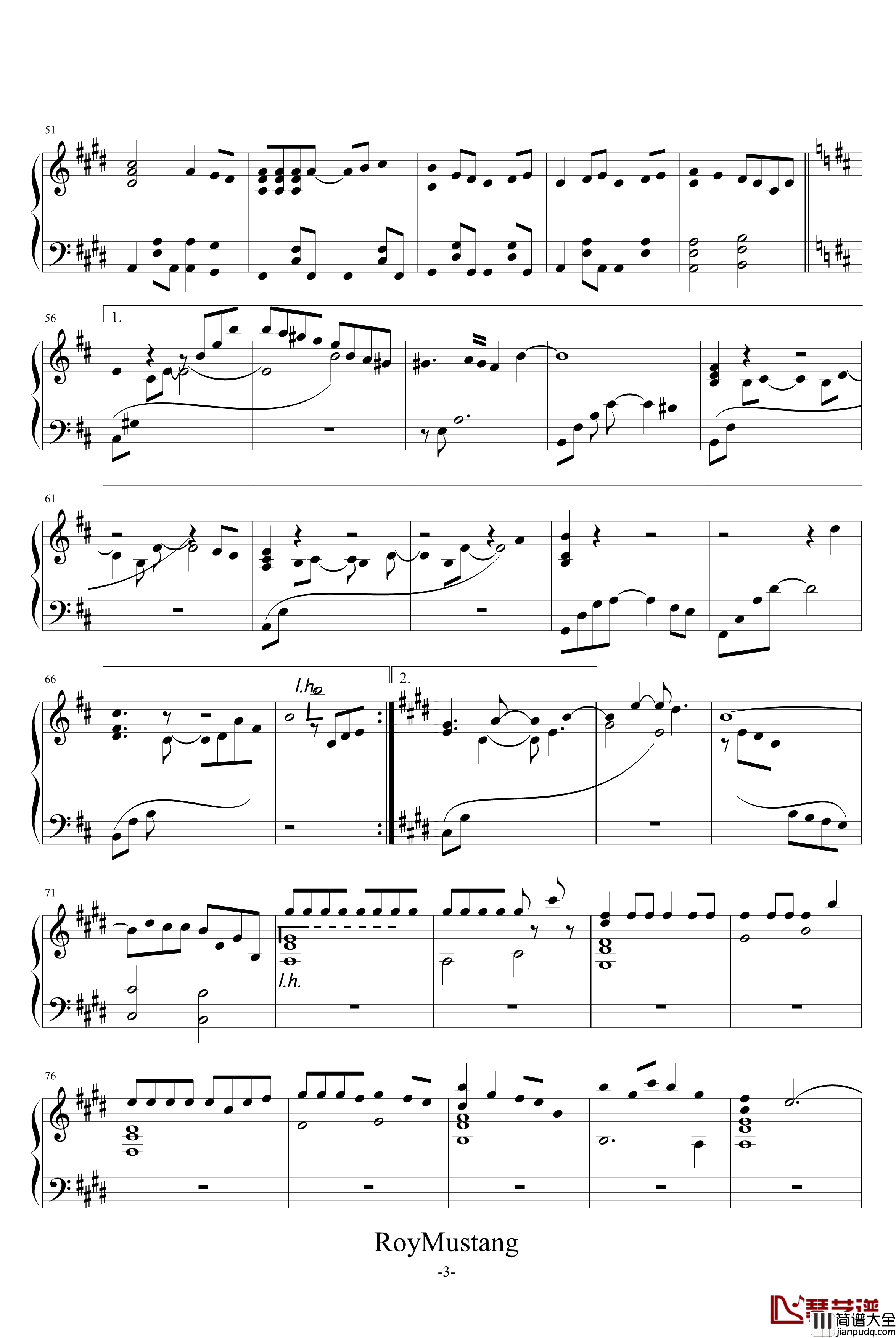 創聖のアクエリオン钢琴谱_动漫影视