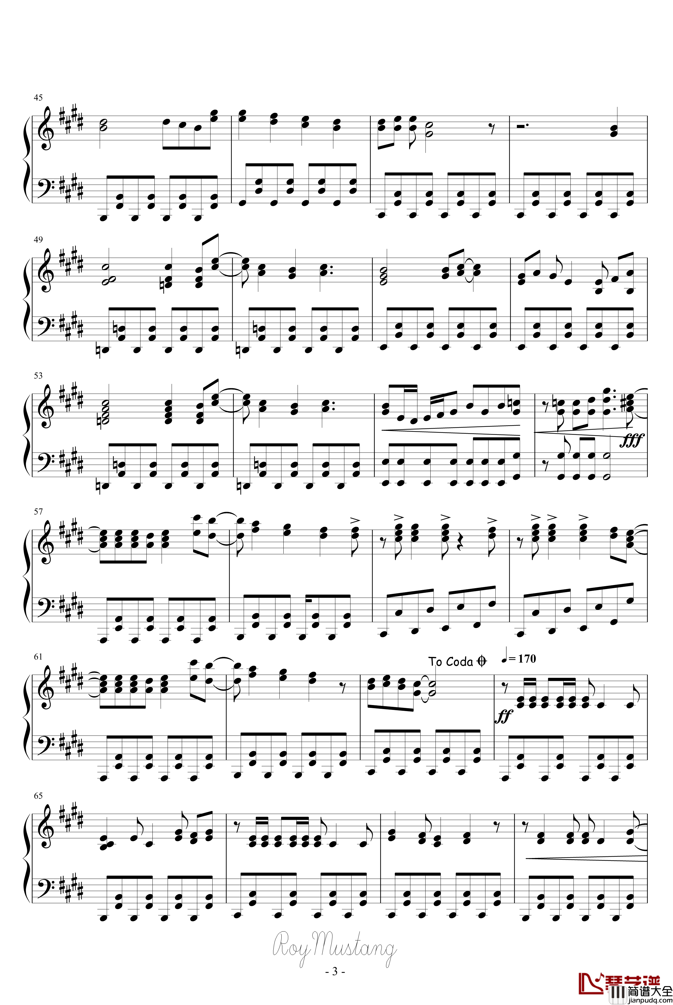 思い出は億千万钢琴谱_动漫影视