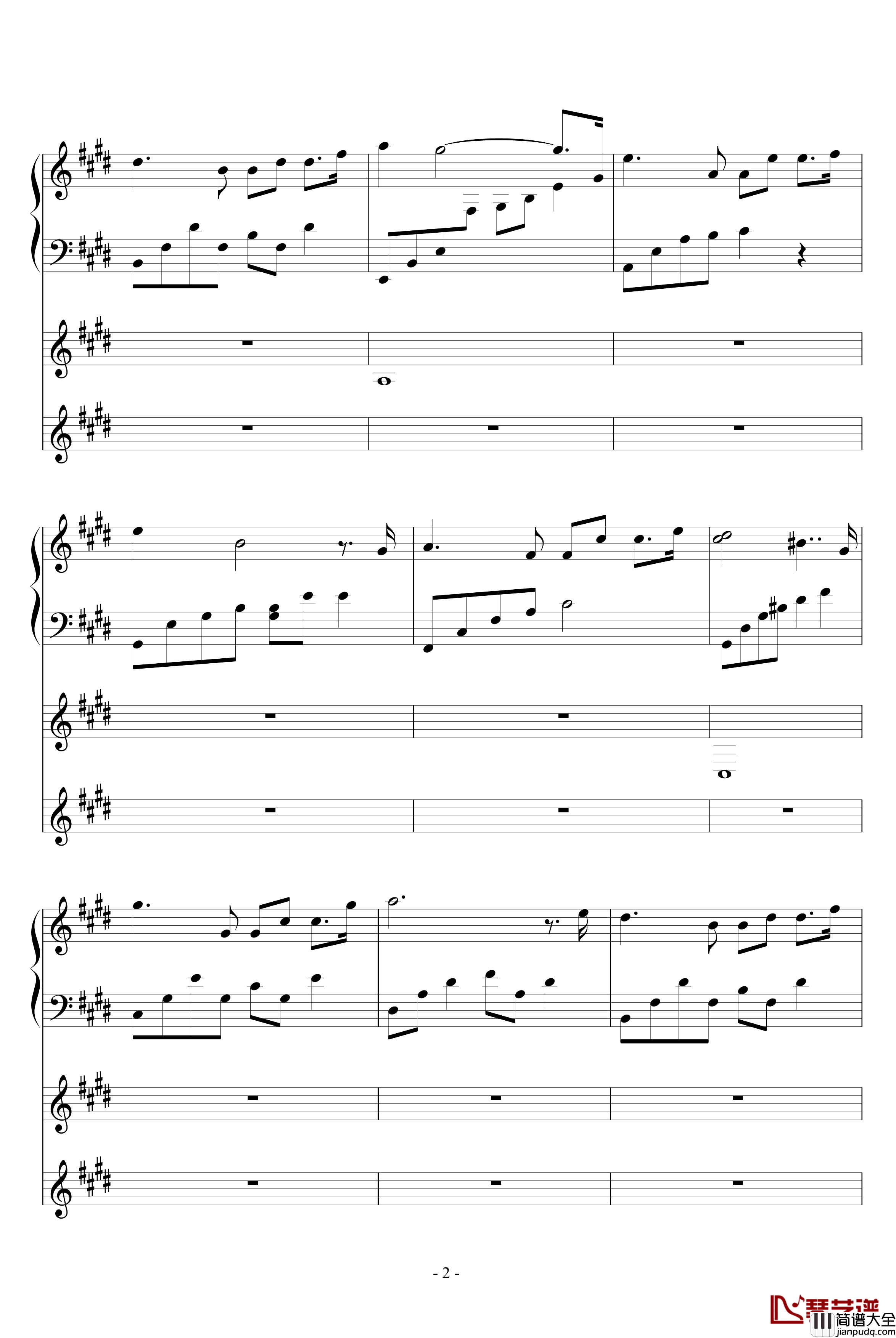 法国时光钢琴谱_谭枫作品_PHIL_COULTER