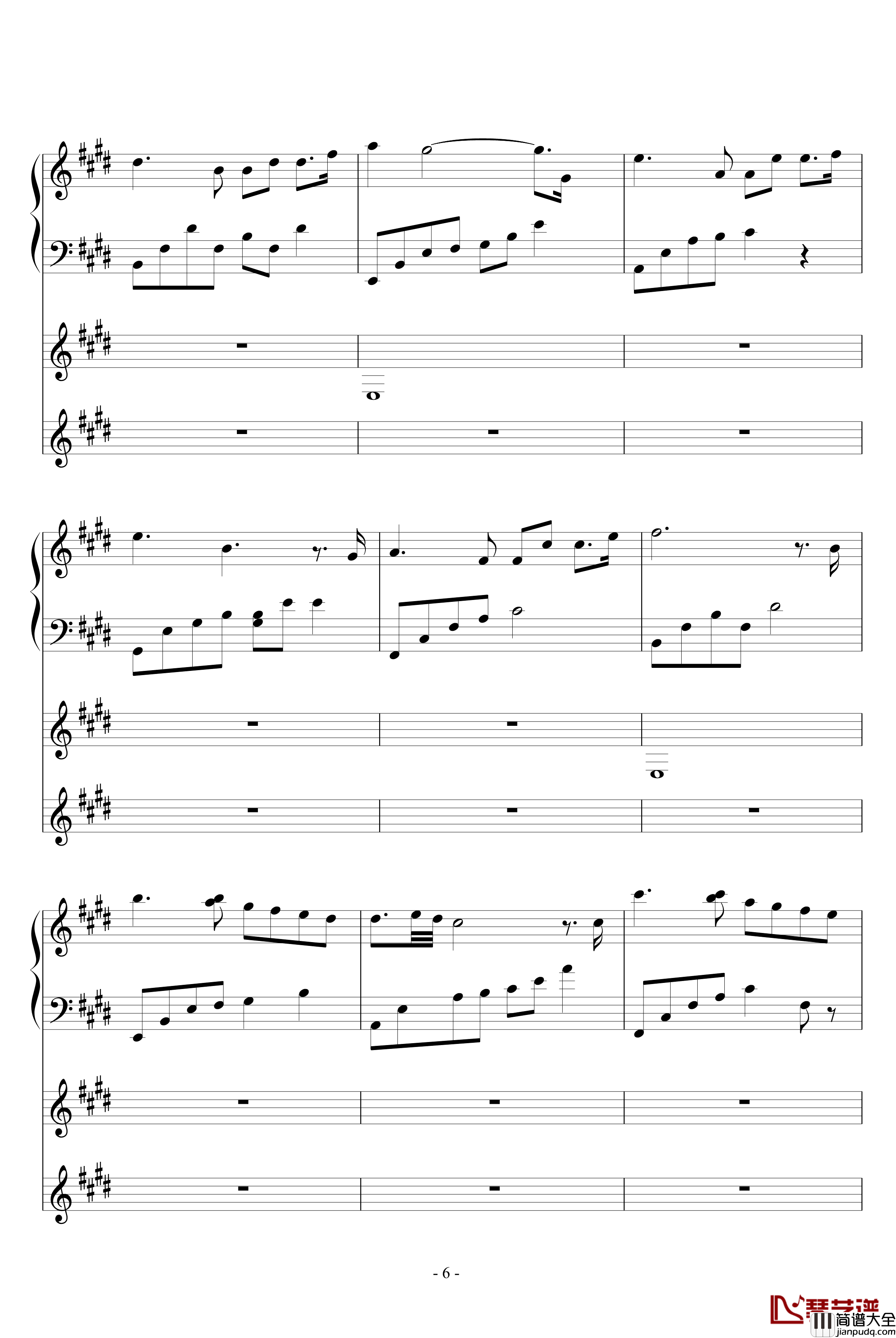 法国时光钢琴谱_谭枫作品_PHIL_COULTER