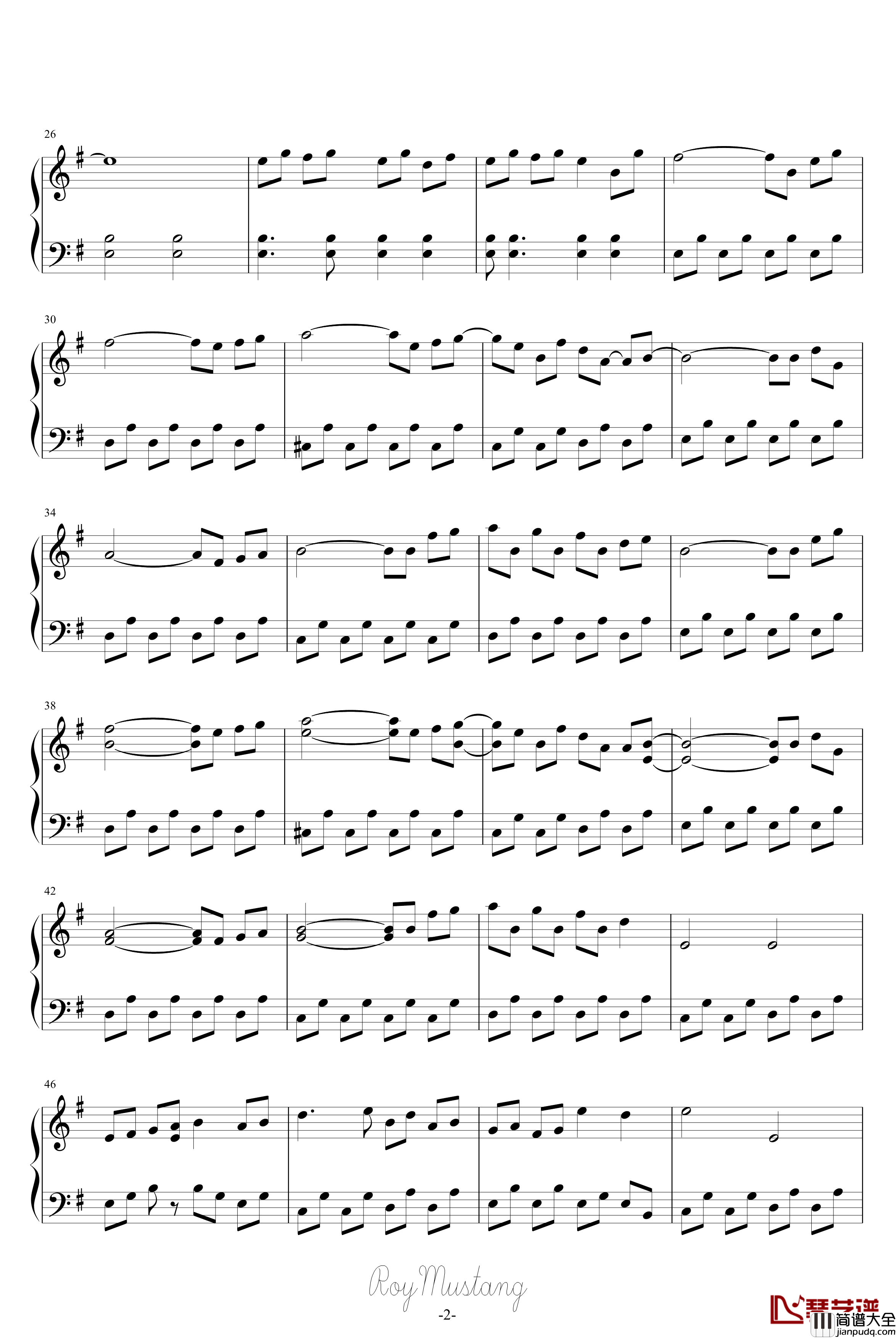 Ancient_Temple钢琴谱_动漫影视_东方妖々梦