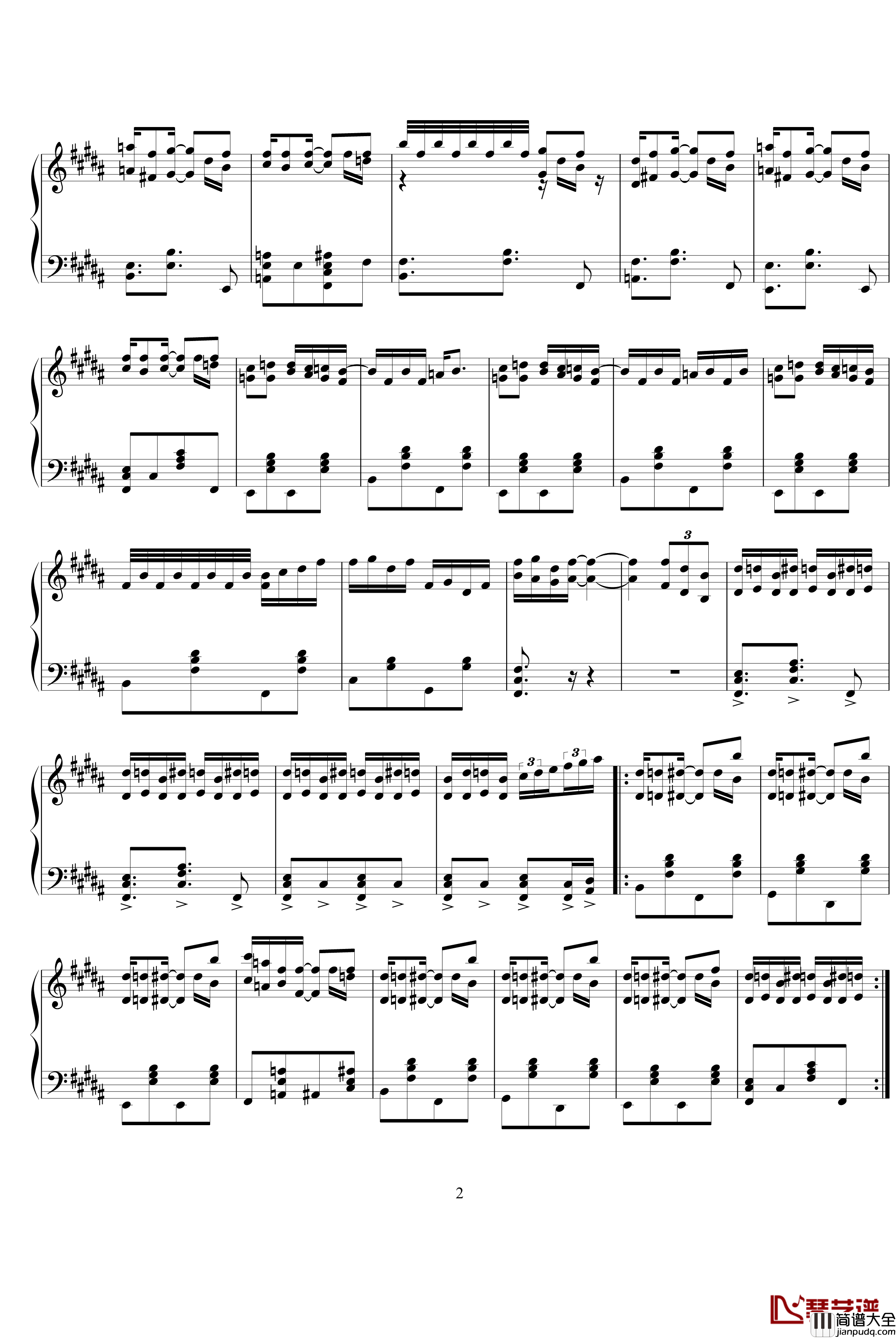 即兴爵士曲钢琴谱_leeyang521