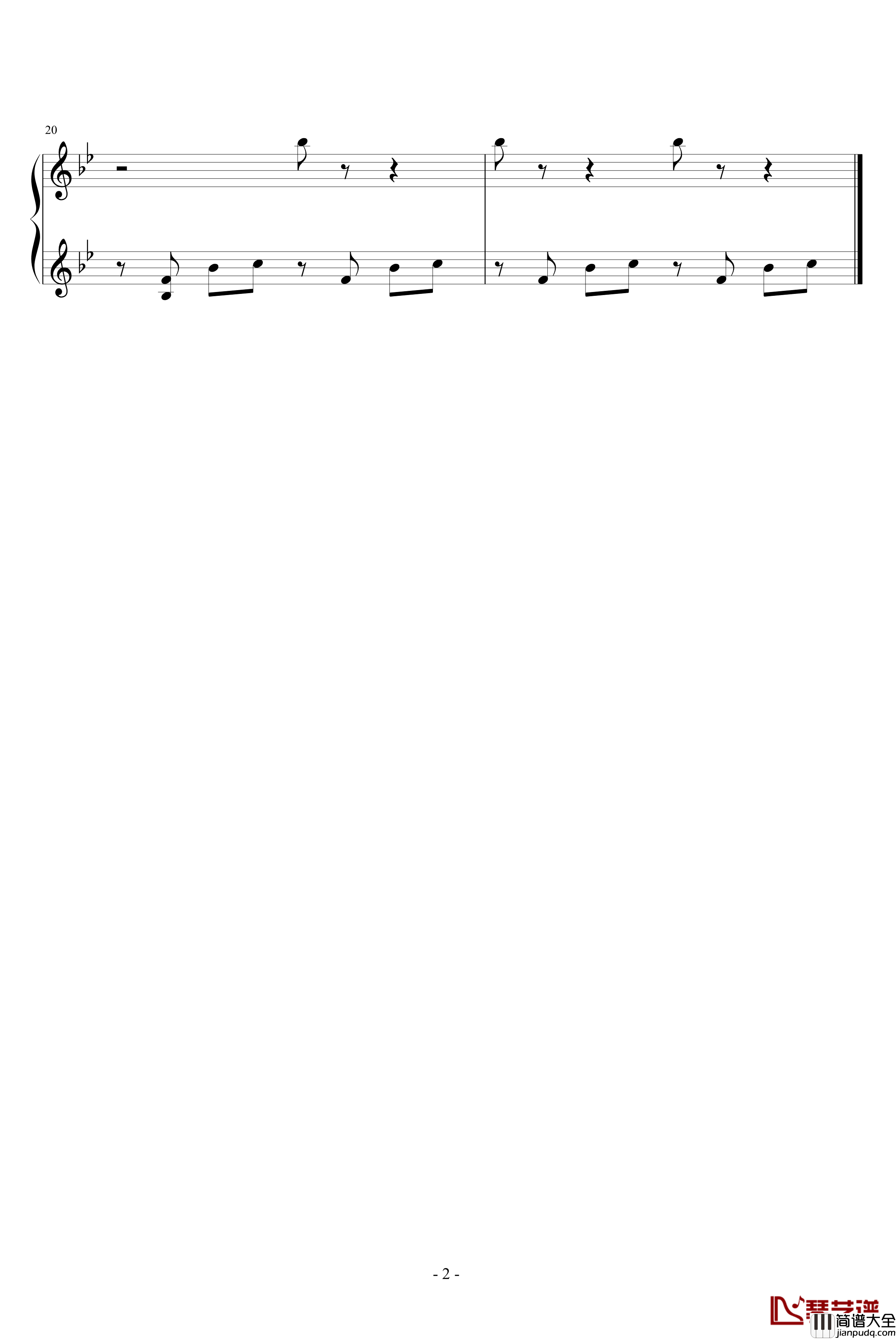 Introduction钢琴谱_动漫影视