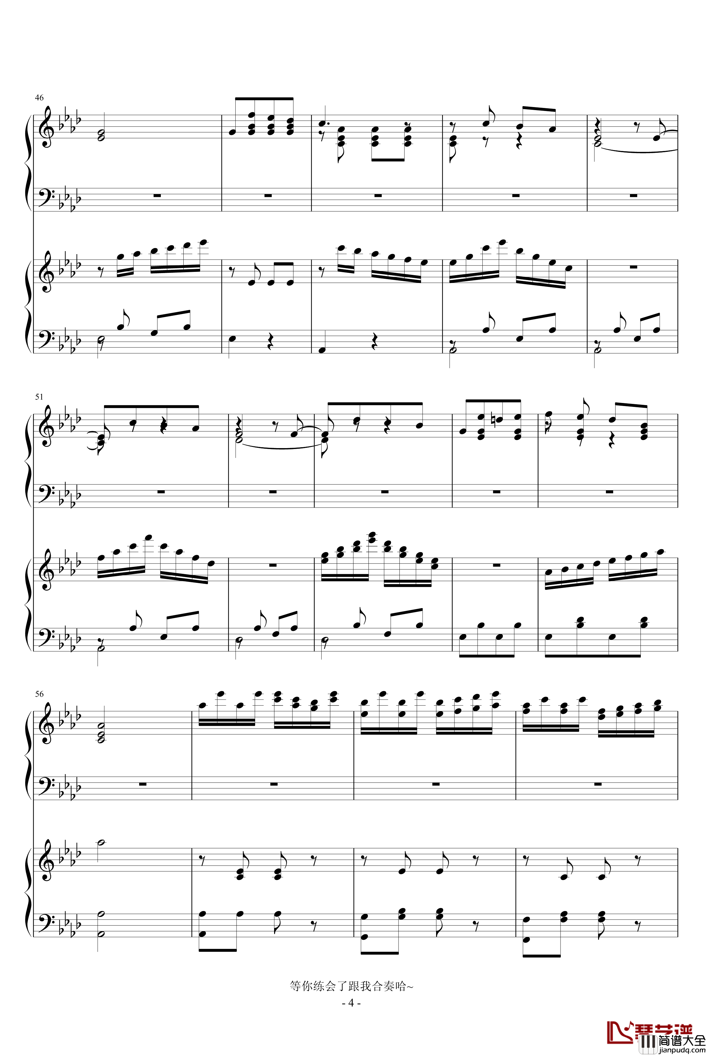 幸福时光钢琴谱_欧美经典