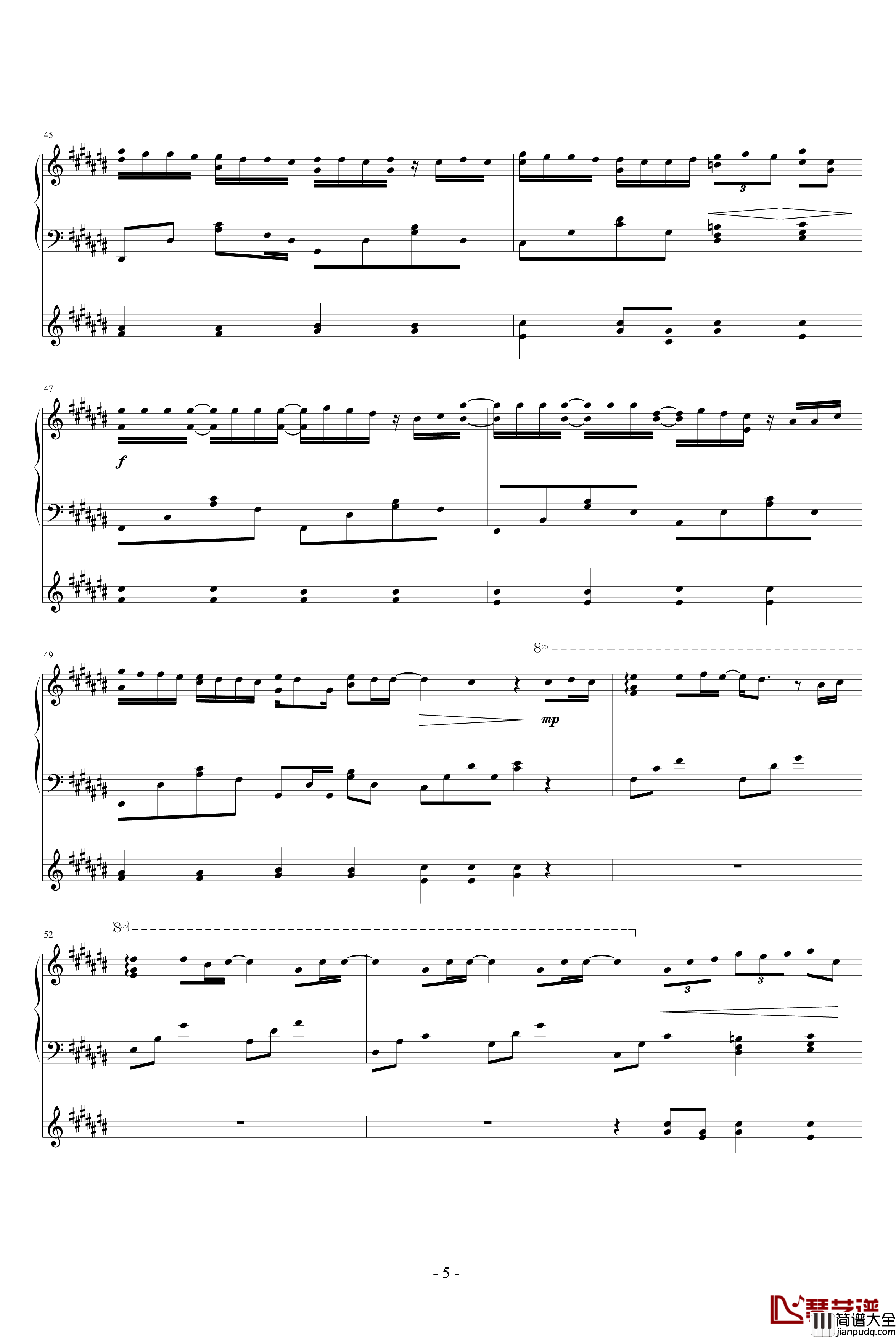 说好的幸福呢钢琴谱_弹唱_周杰伦