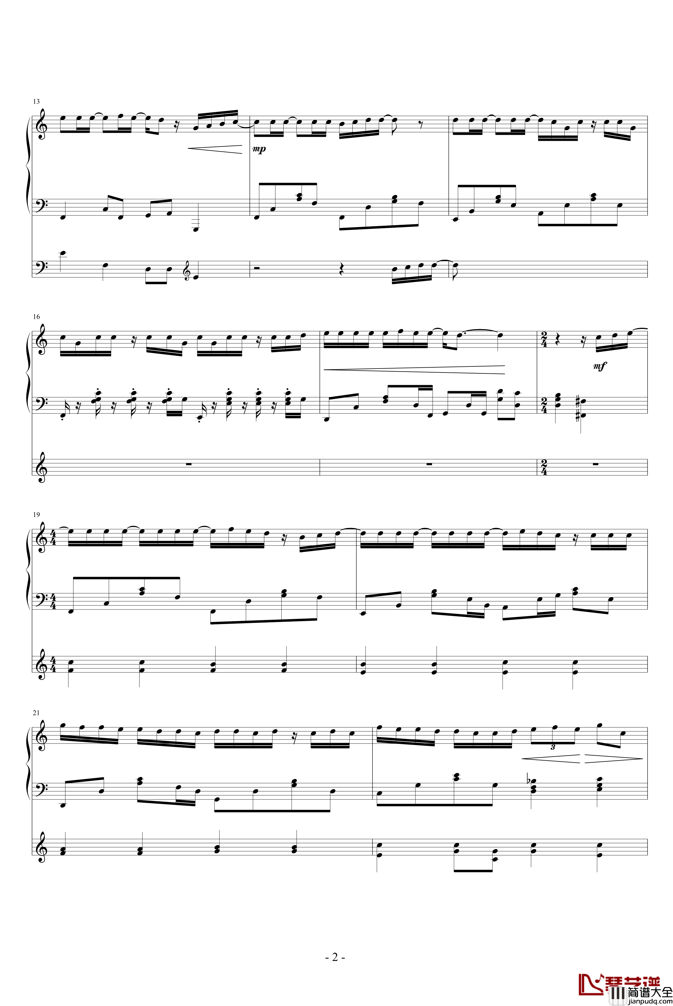 说好的幸福呢钢琴谱_弹唱_周杰伦