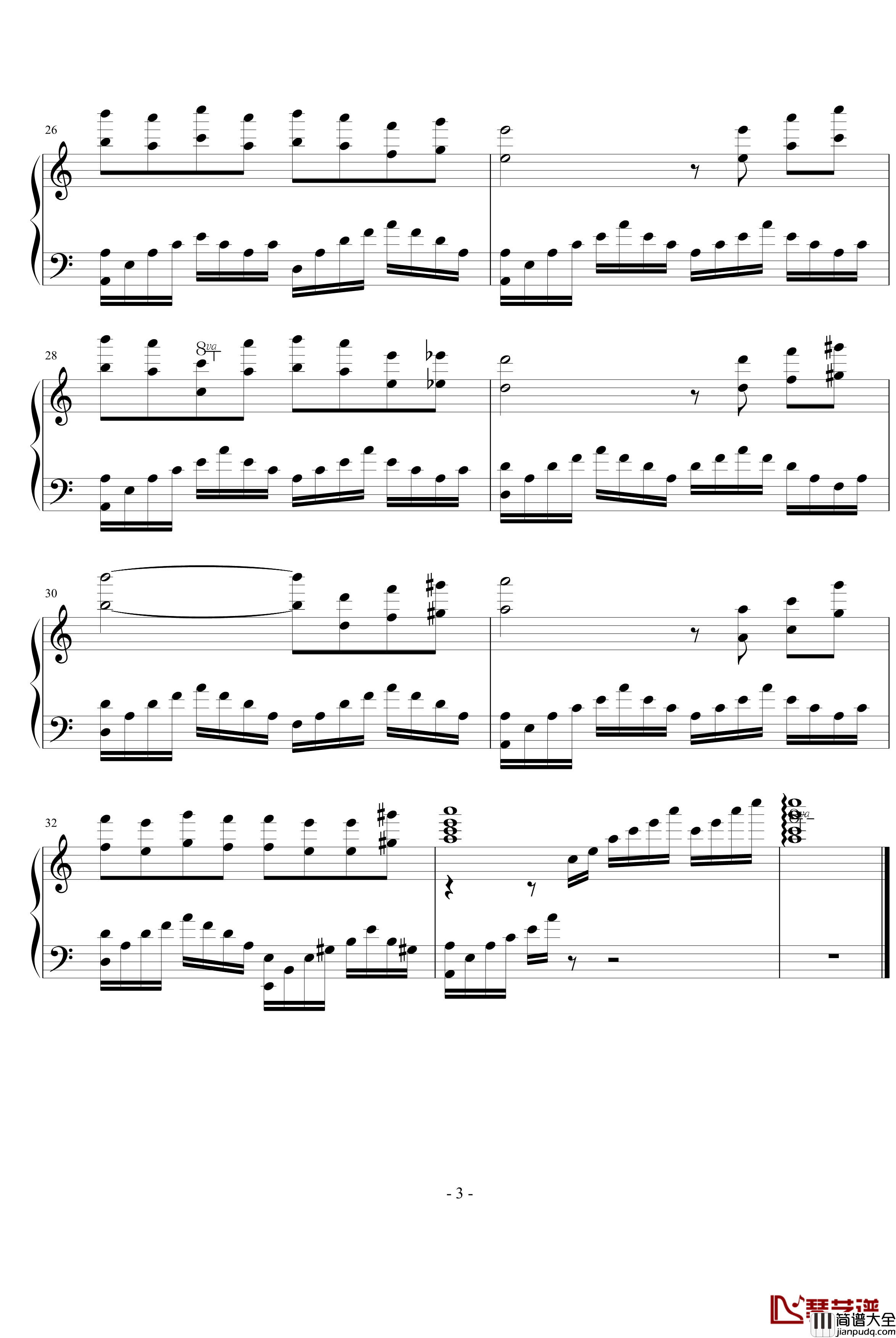 温柔的倾诉钢琴谱_影视