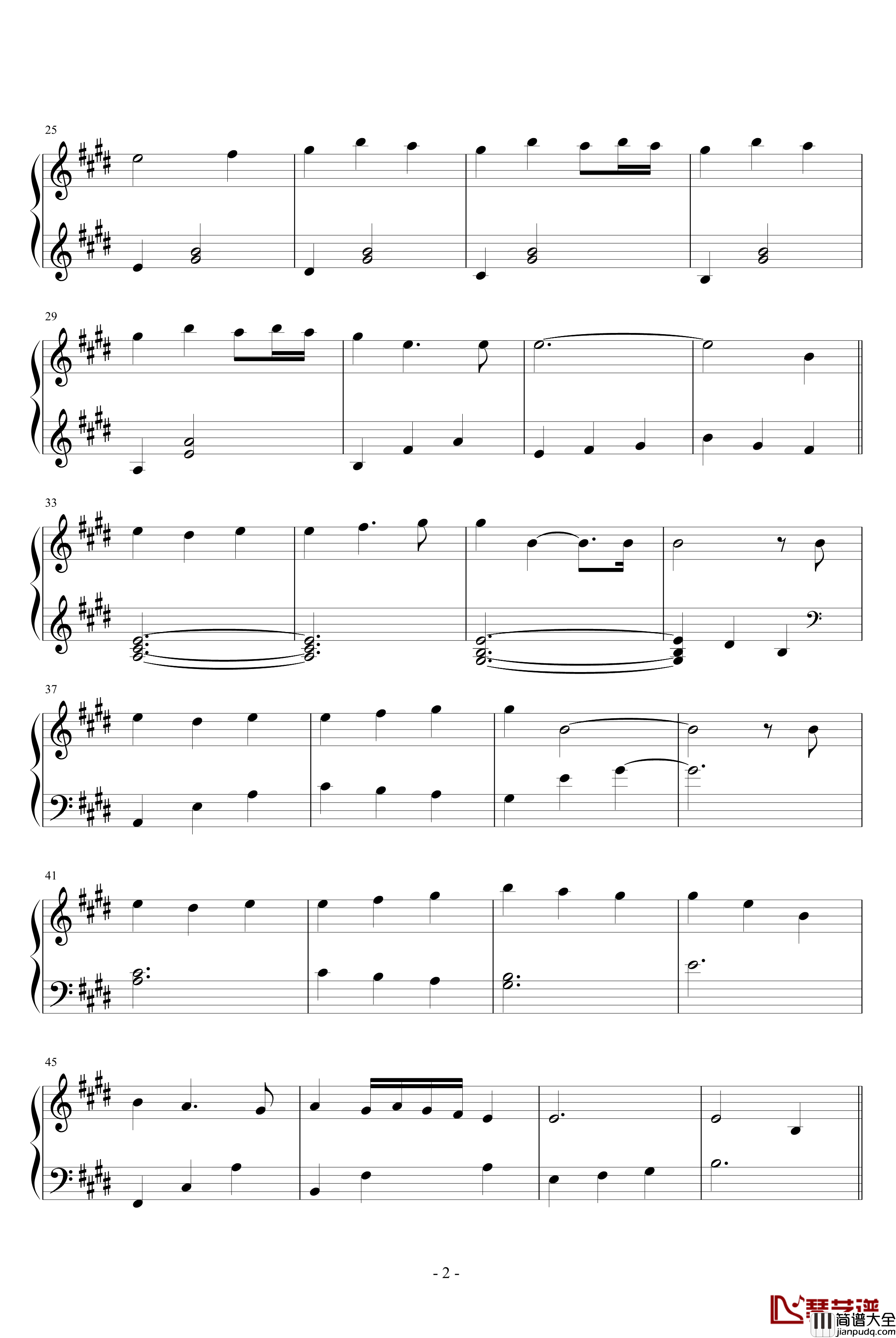 橘色温度钢琴谱_何真真