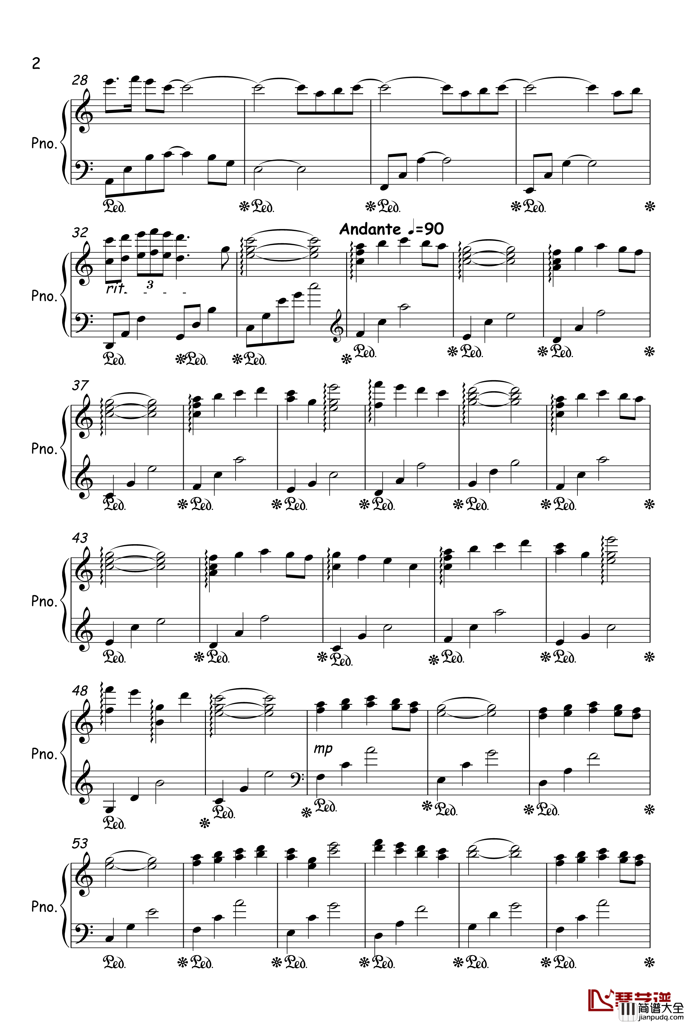 Memories钢琴谱_苦后甘甜