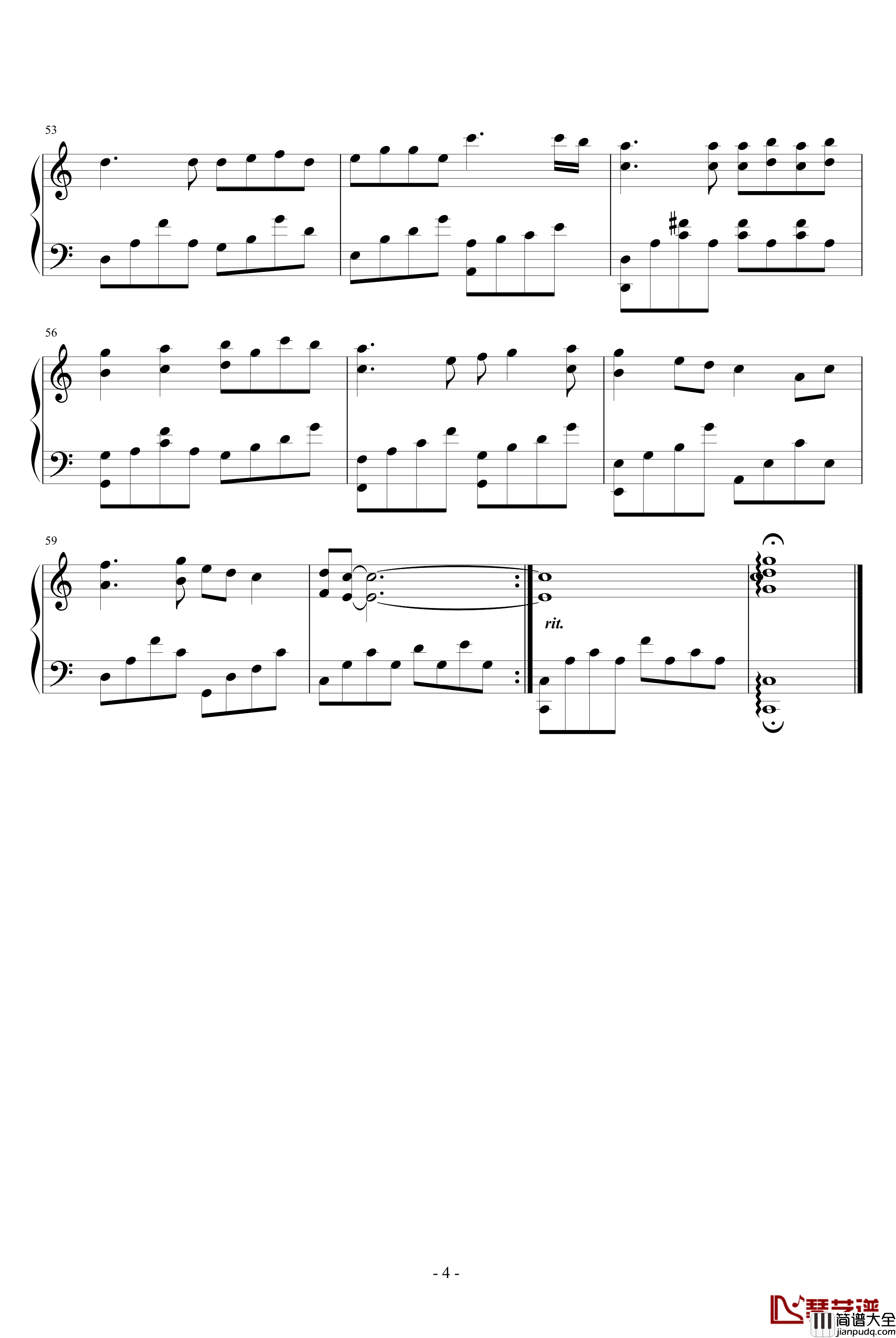 美丽心情钢琴谱_差一点就帅了版_RURU