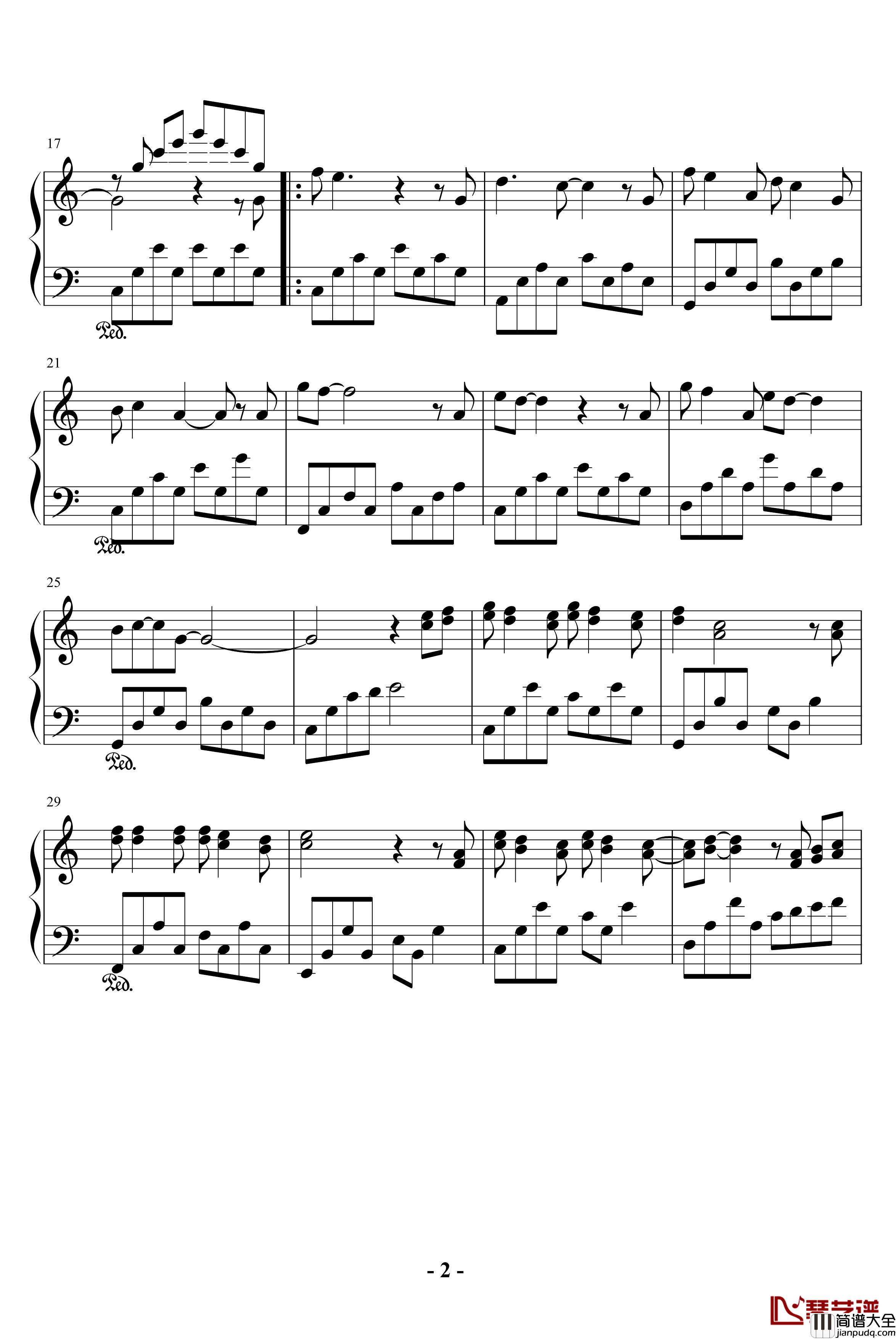 假如真的再有个约会钢琴谱_蒋嘉莹