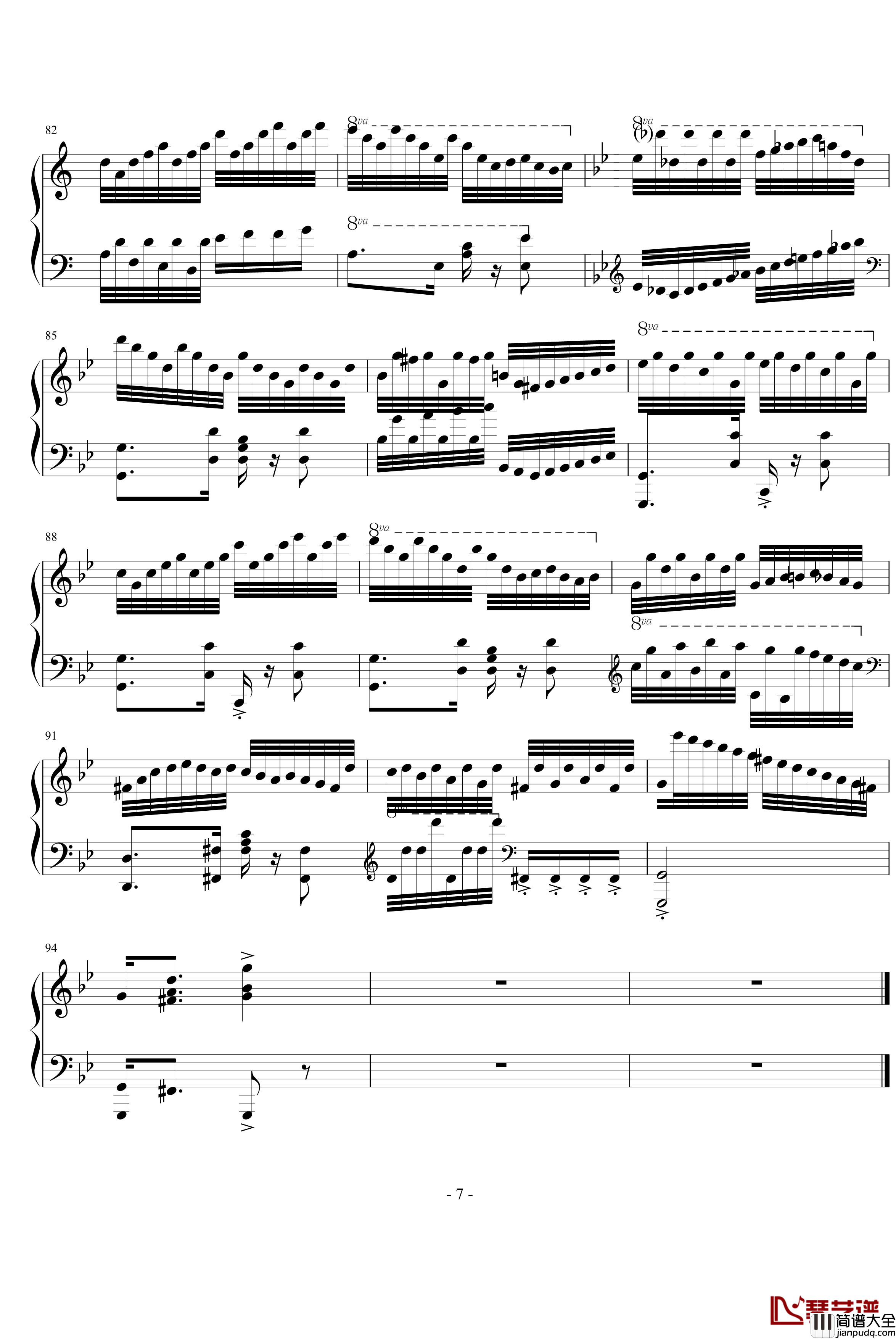 假面舞钢琴谱_tango_罗德里兹