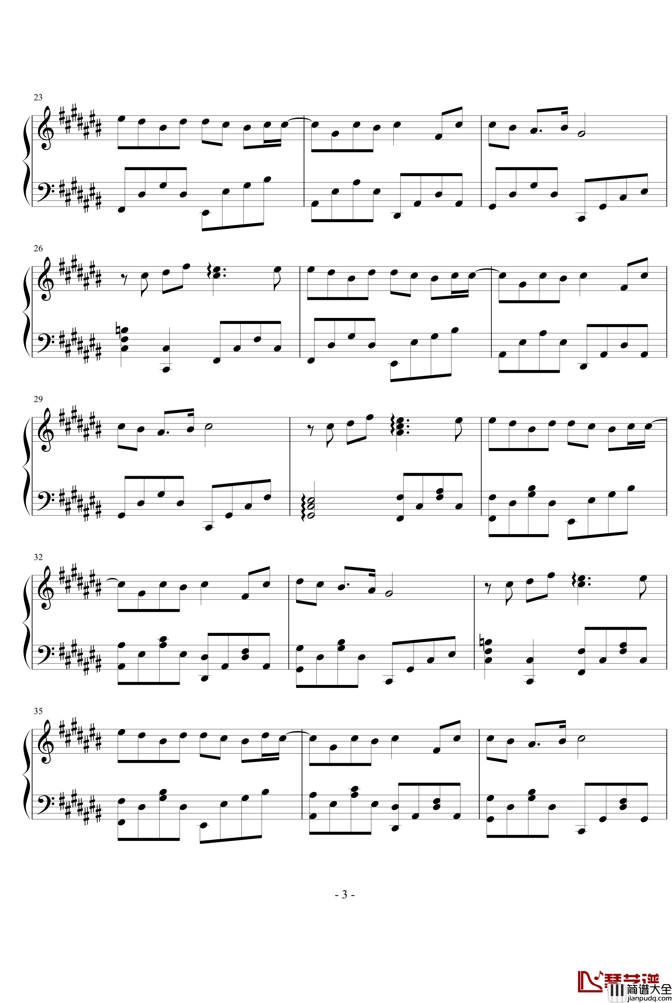 爱你不起钢琴谱_lokong