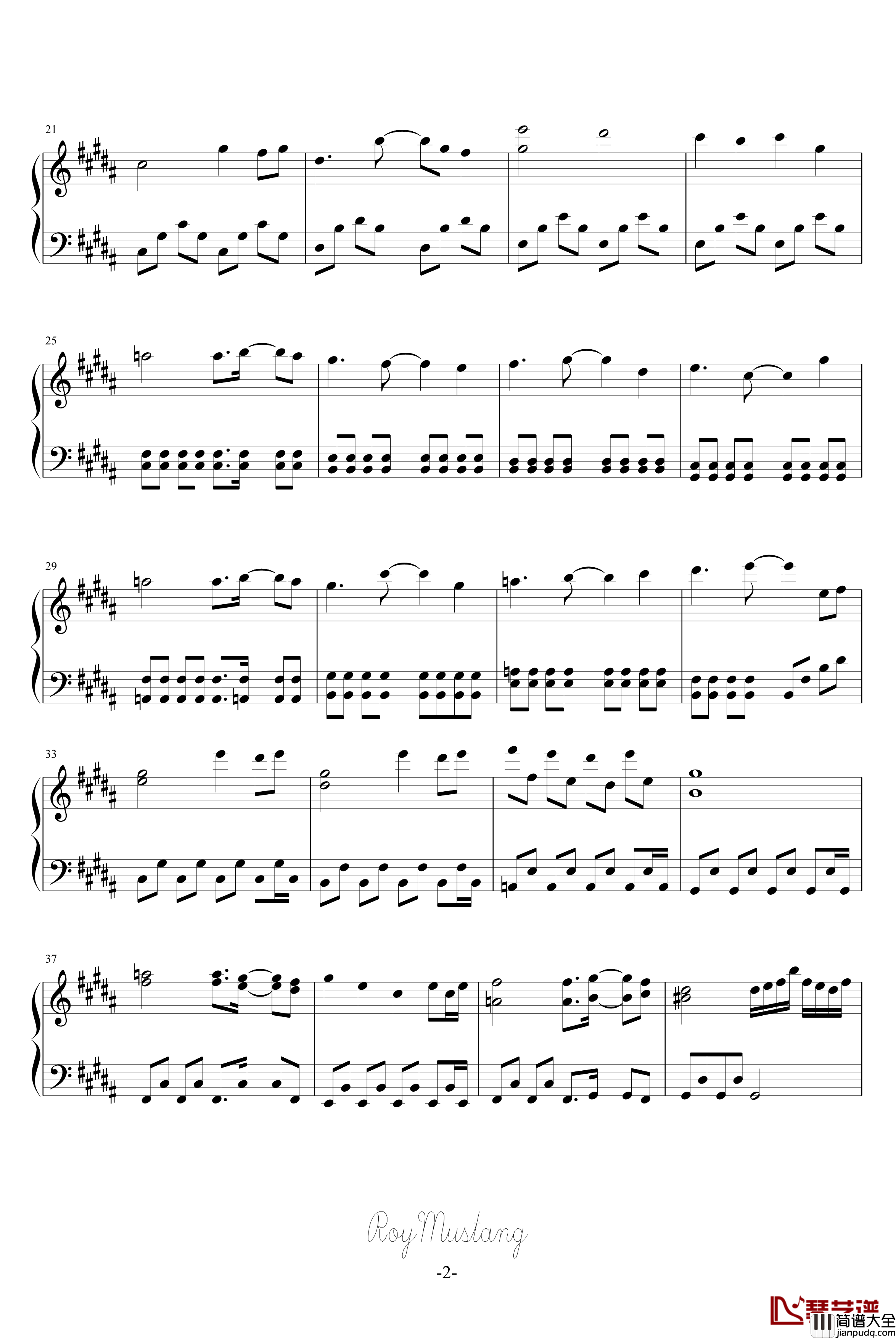 懐かしき東方の血钢琴谱_Old_World_动漫影视_东方永夜抄