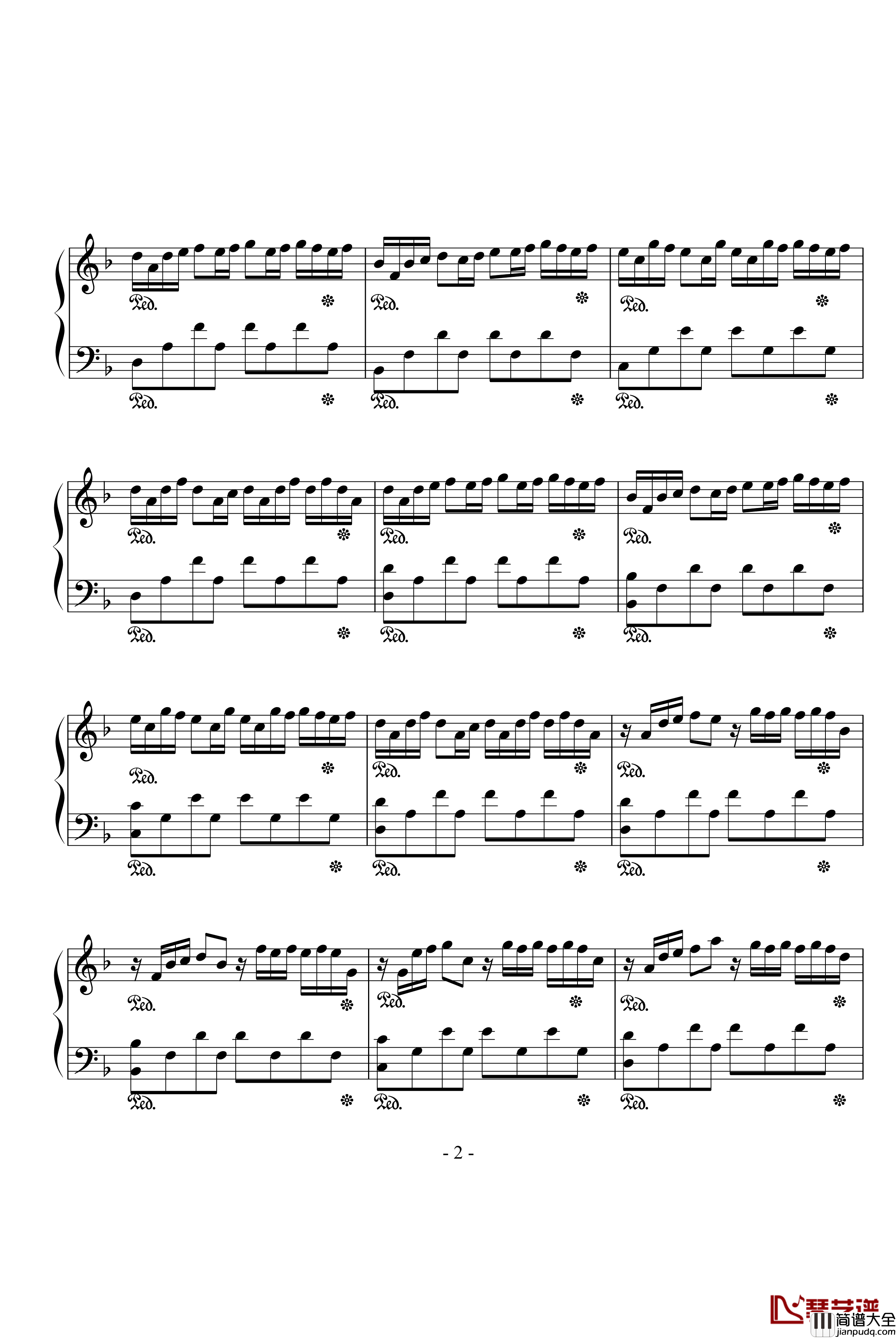 暗夜暧昧、夜未央钢琴谱_Araneida