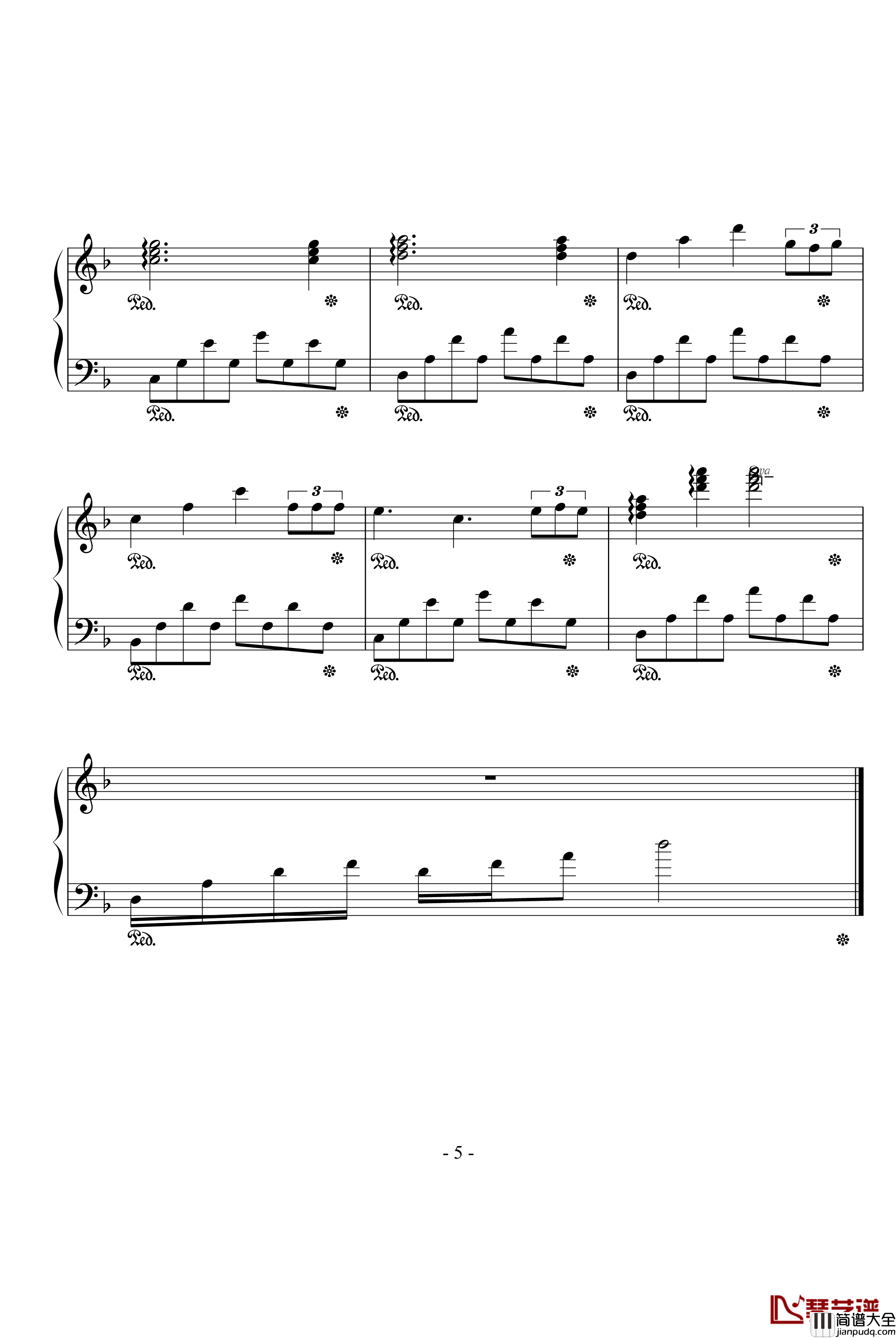 暗夜暧昧、夜未央钢琴谱_Araneida