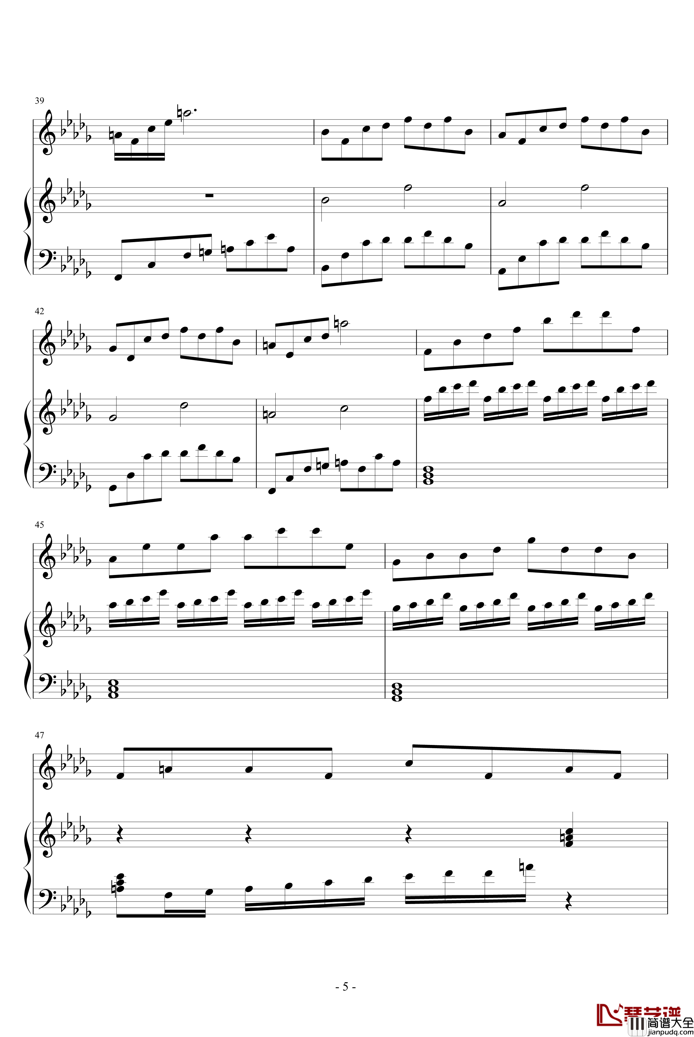 送给ZK钢琴谱_回忆_血腥残阳