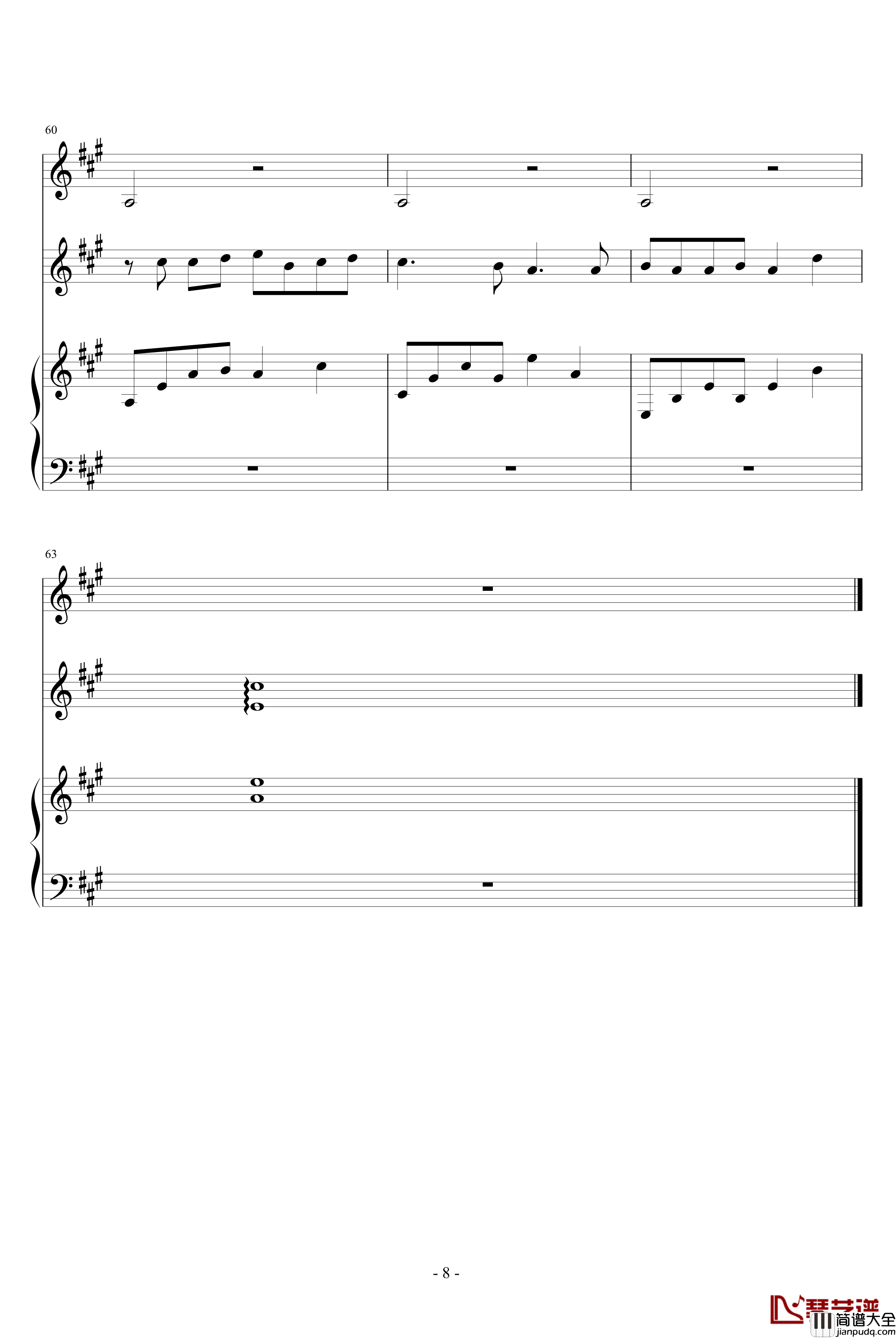 送给ZK钢琴谱_回忆_血腥残阳