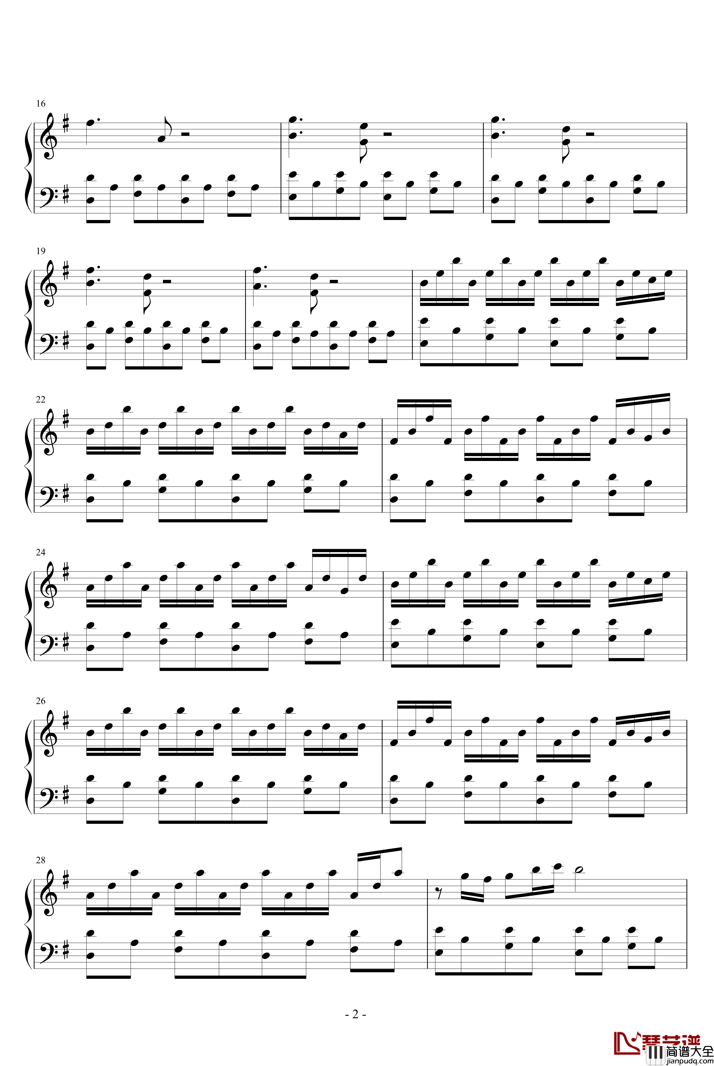 艾蜜丽的异想世界钢琴谱_艾蜜莉