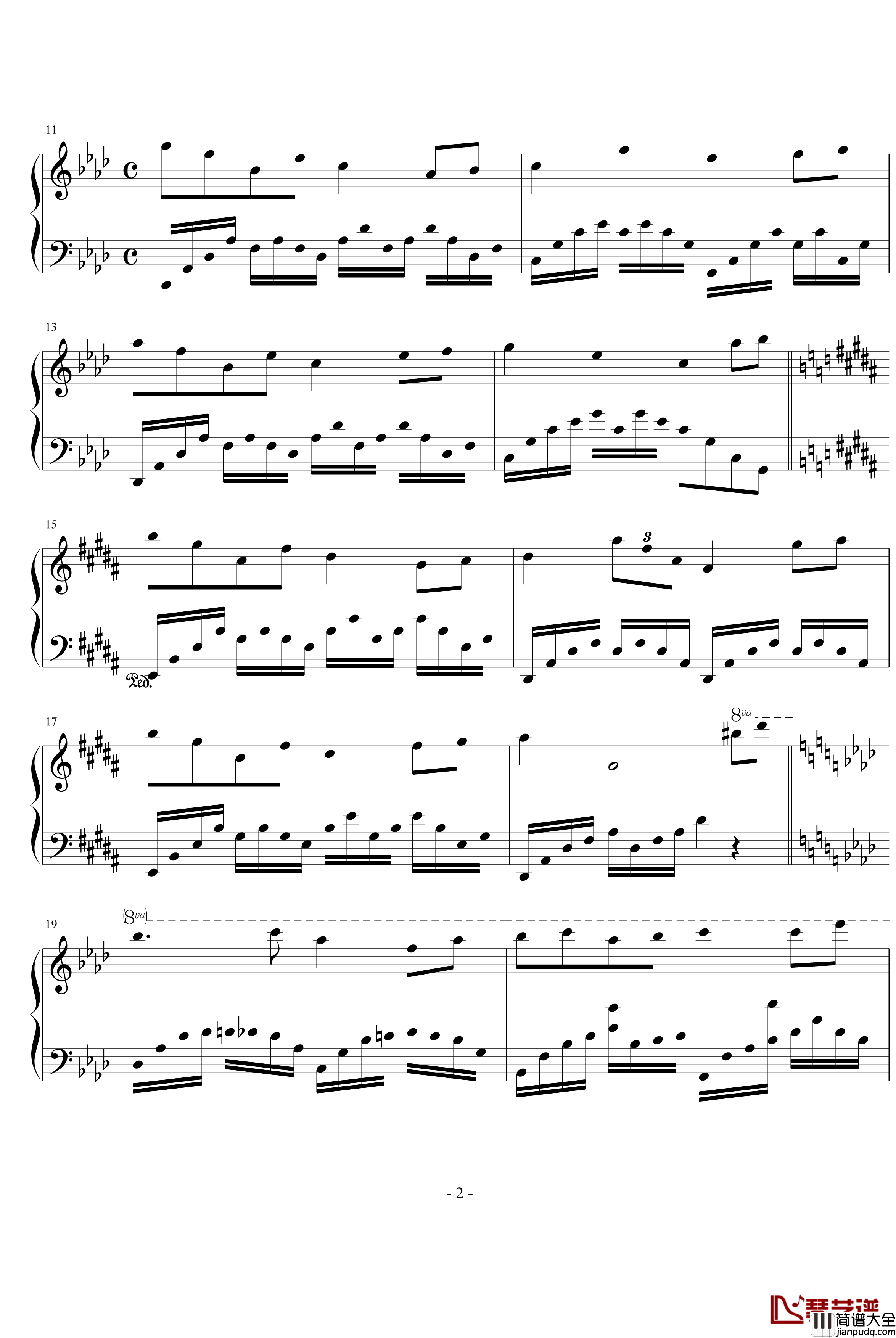 画皮插曲集钢琴谱_改编_影视