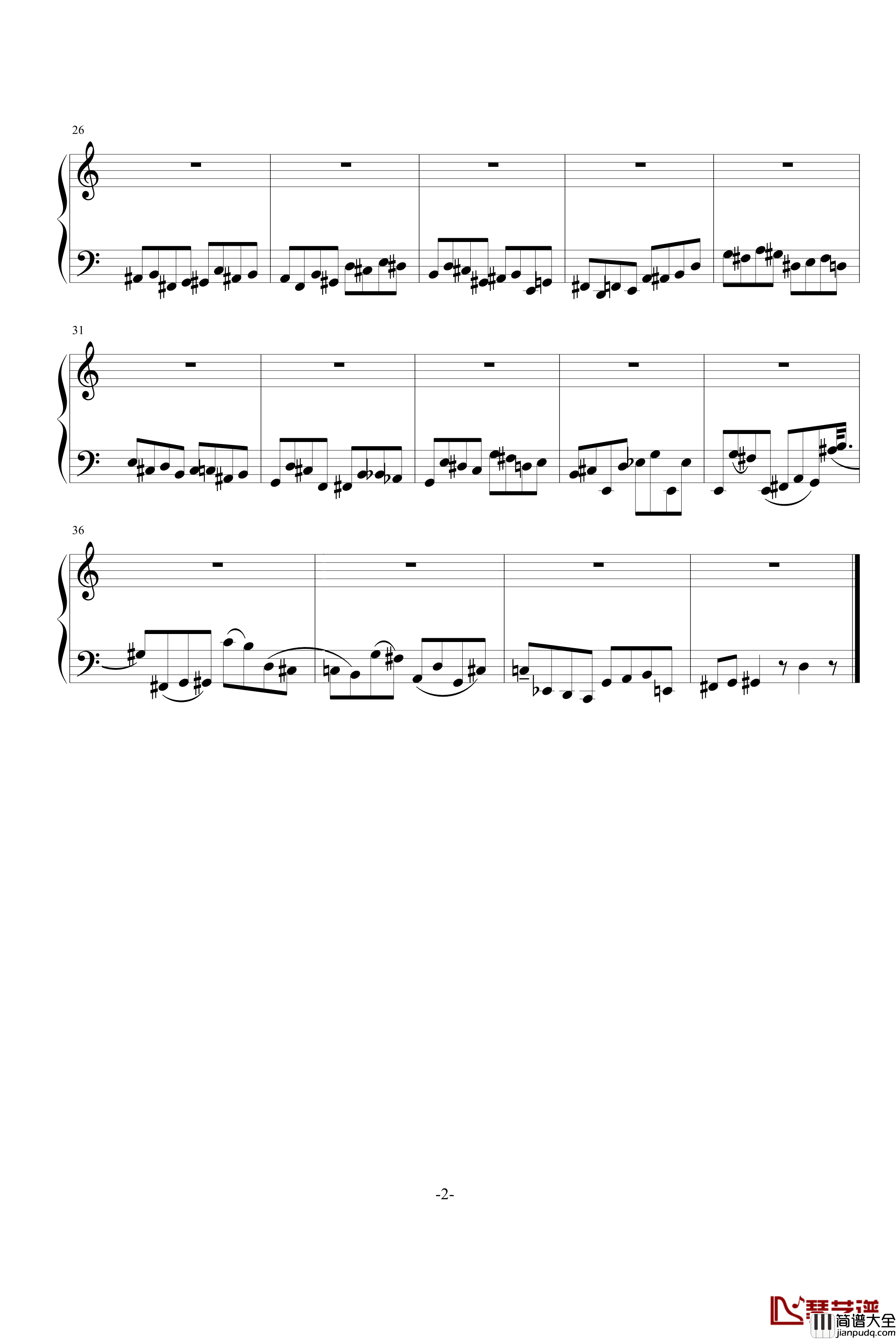 囧钢琴谱_每一天