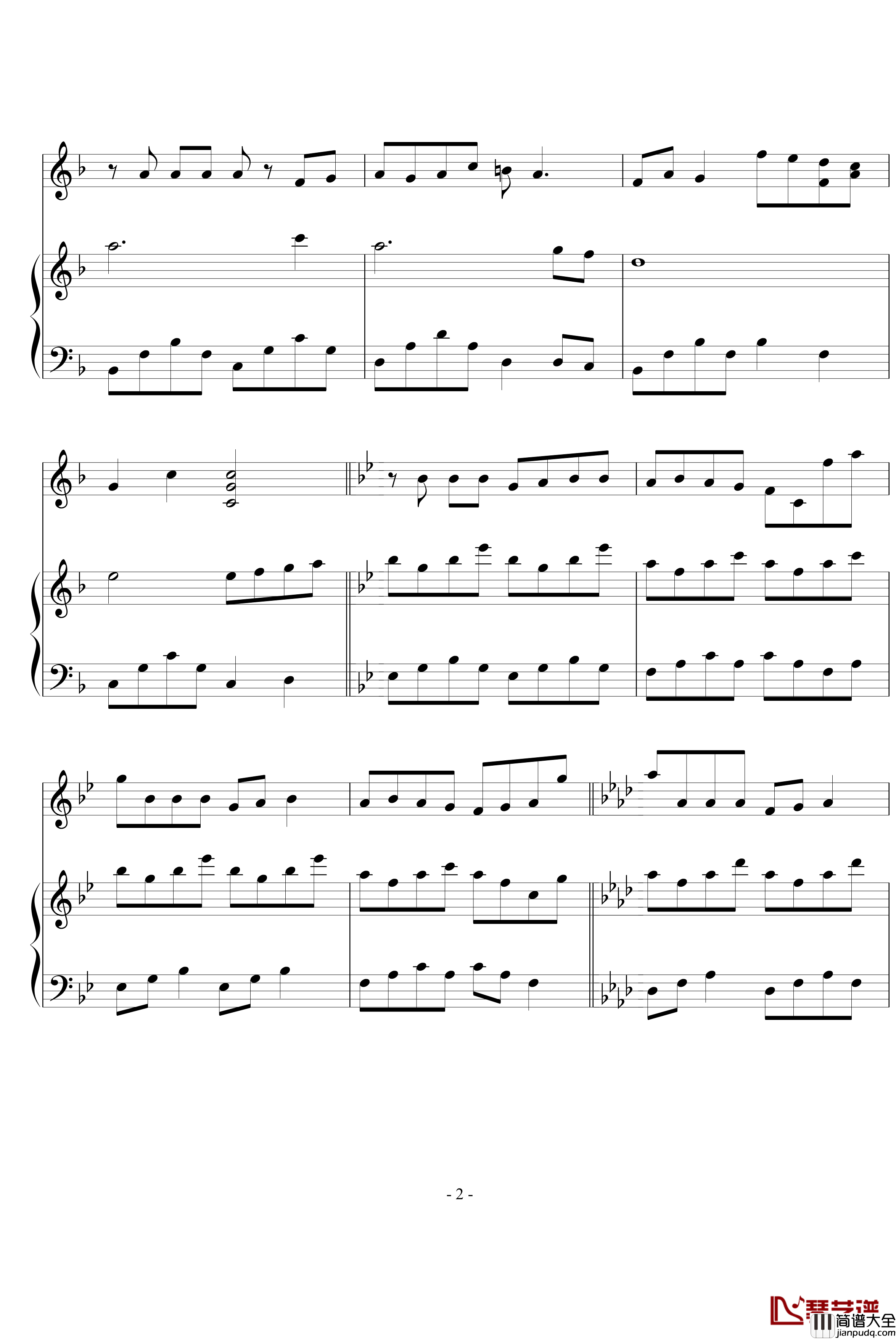 D_Gray_Man插曲奏钢琴谱_亚连·沃加