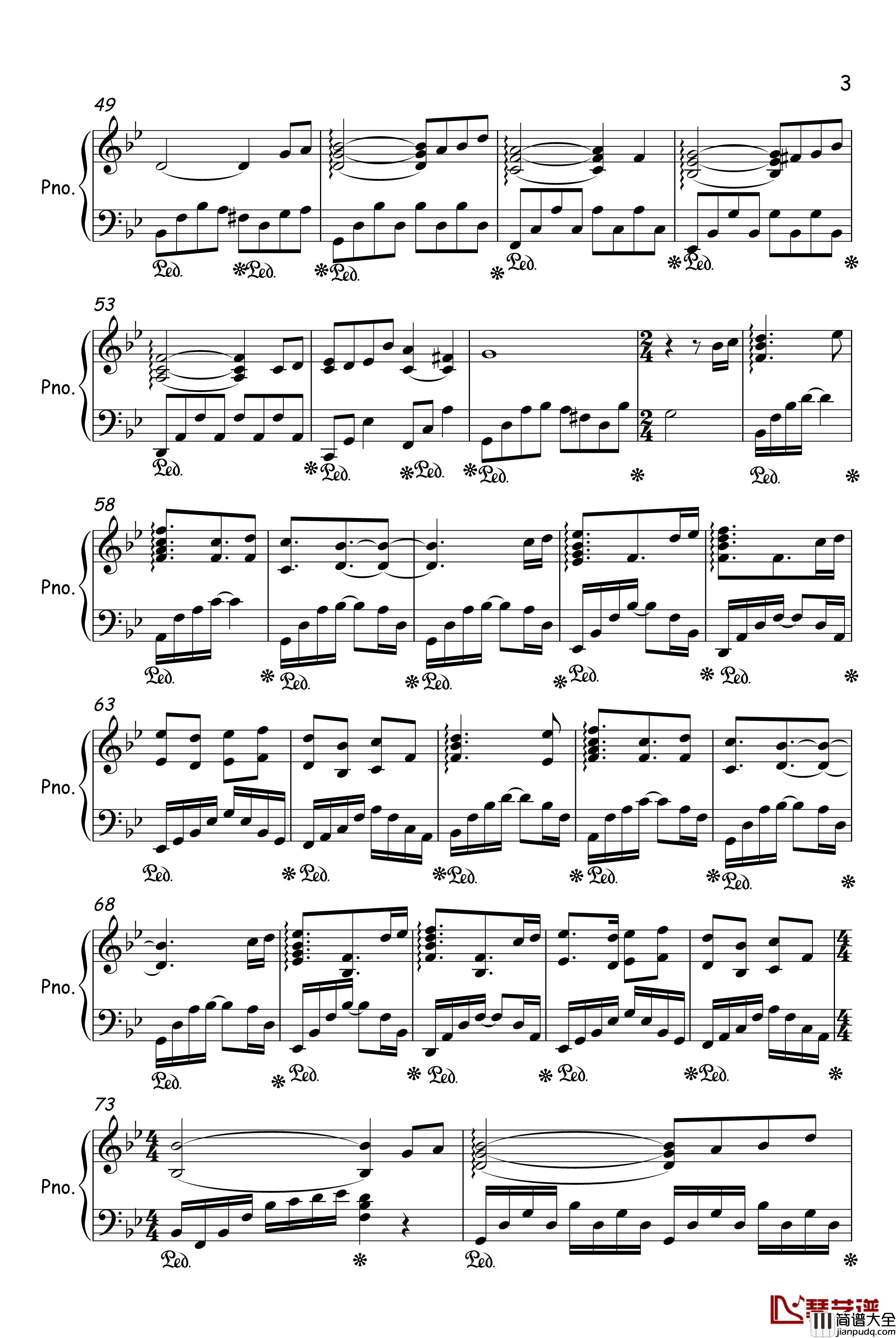 Dreaming钢琴谱_苦后甘甜