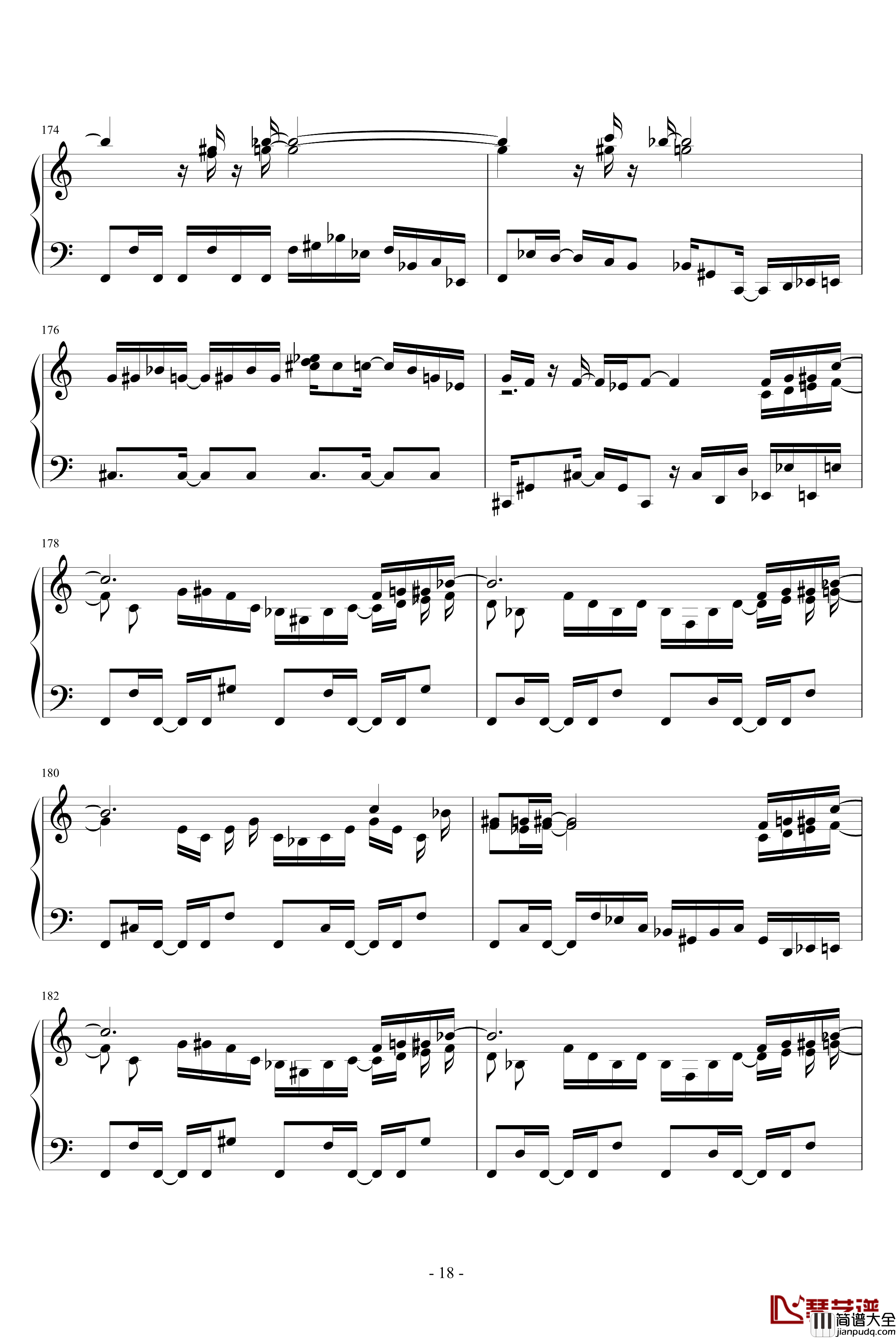 黑十字天马骑士曲钢琴谱_暴风雷电_吴大鹏