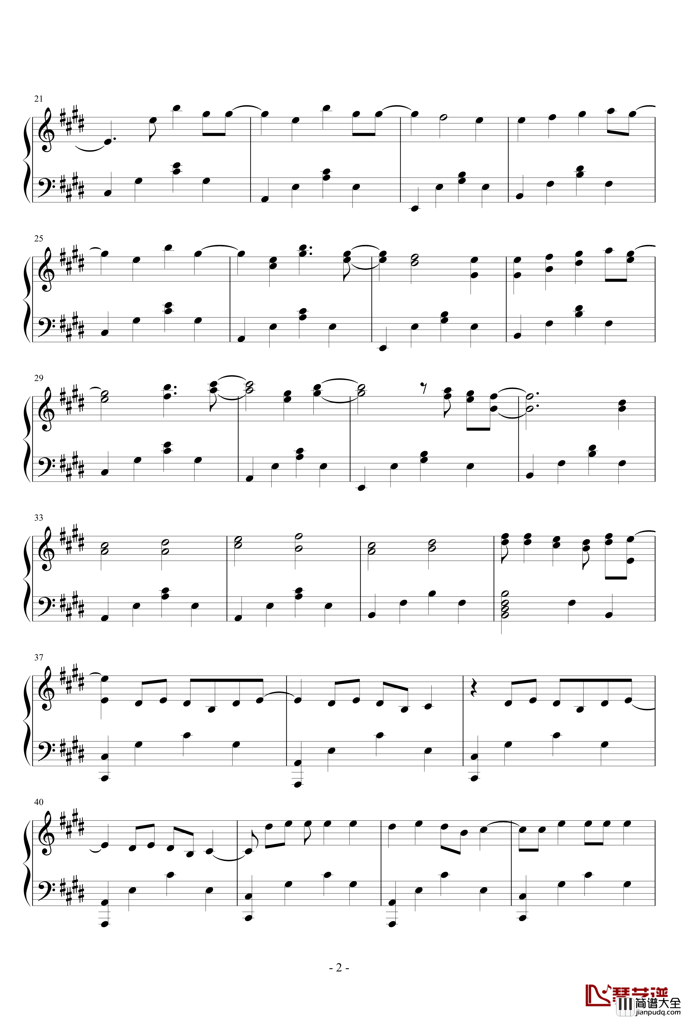 innocence钢琴谱_艾薇儿