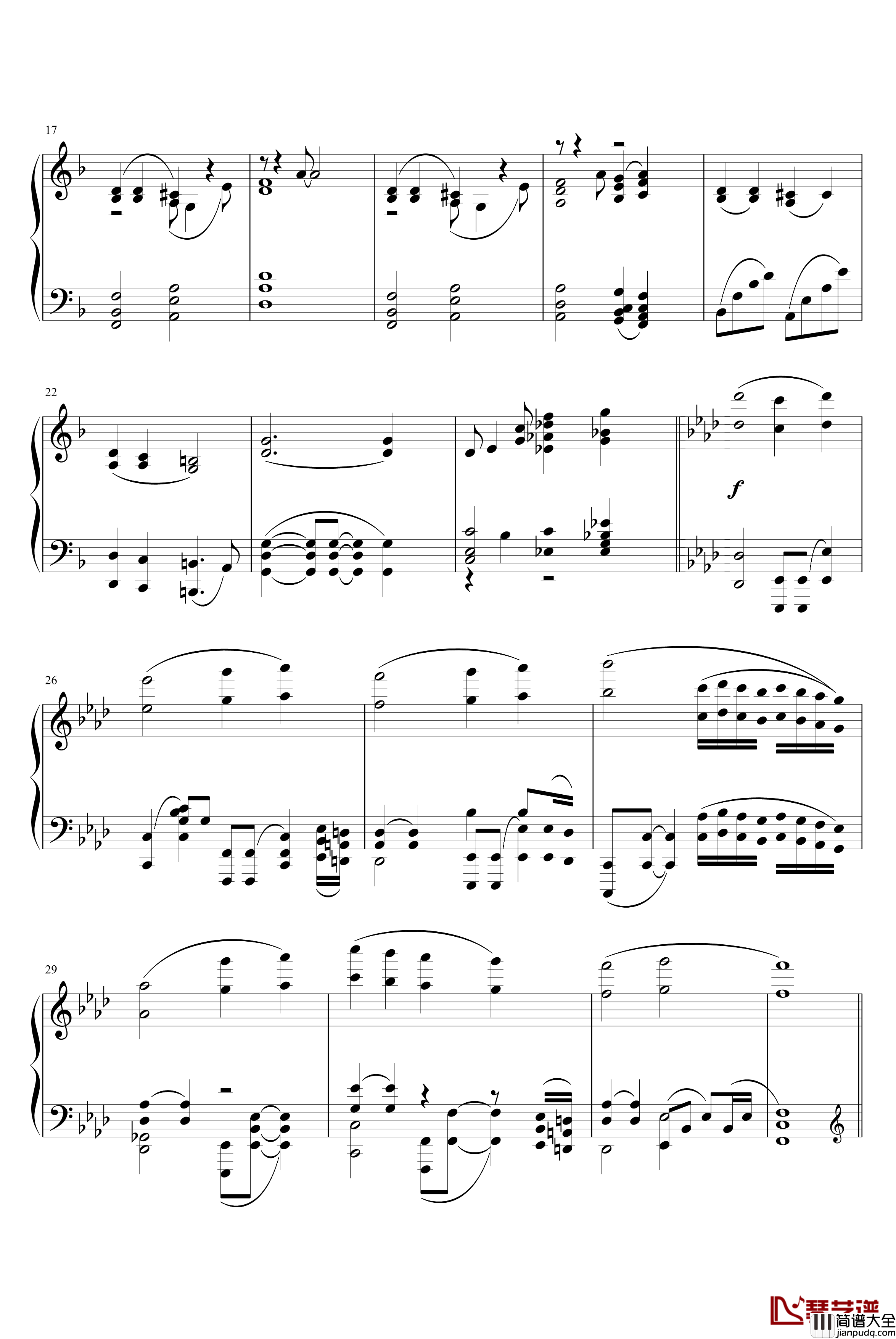 最高の片想い钢琴谱_动漫影视