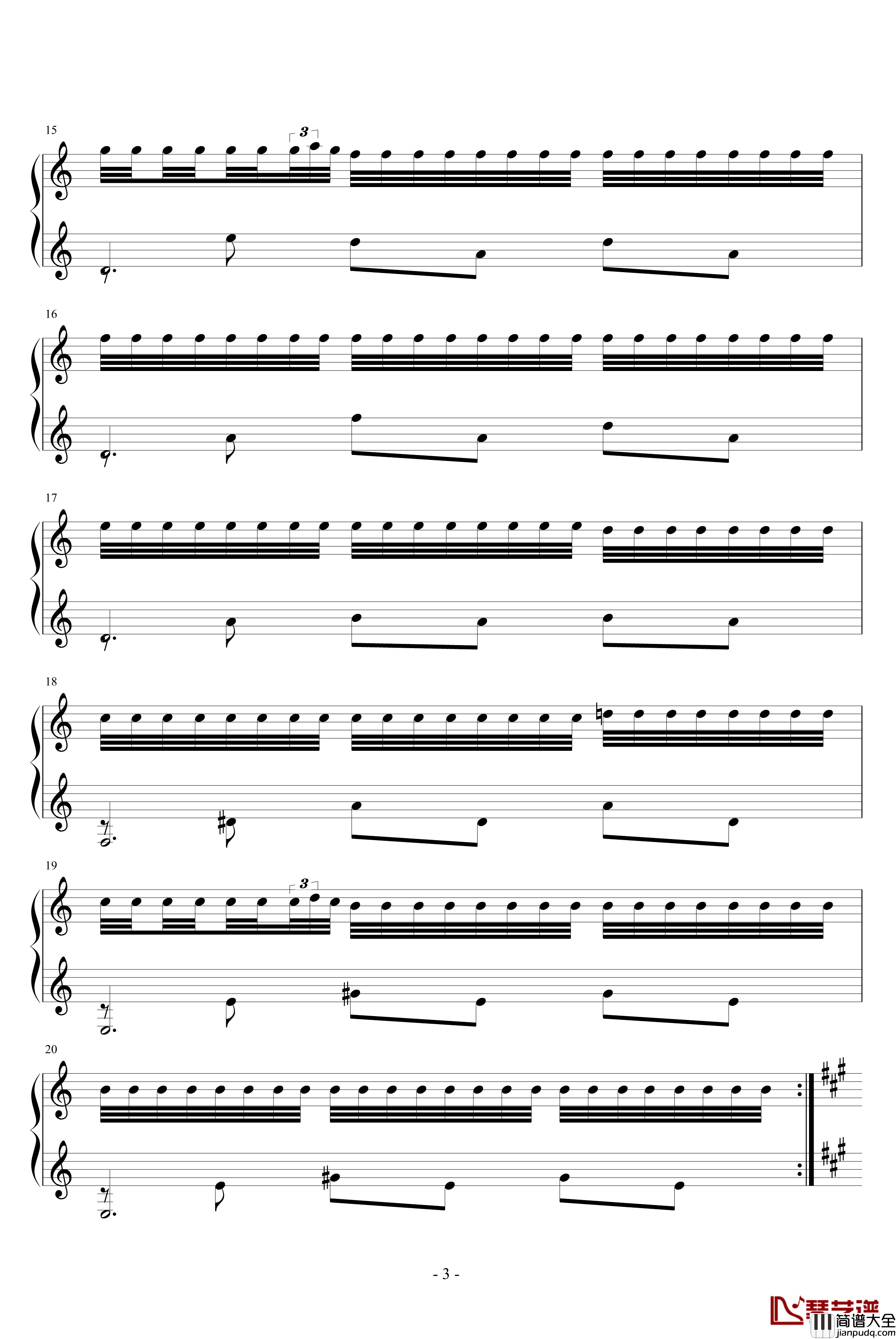 阿尔罕布拉宫的回忆钢琴谱_塔雷嘉