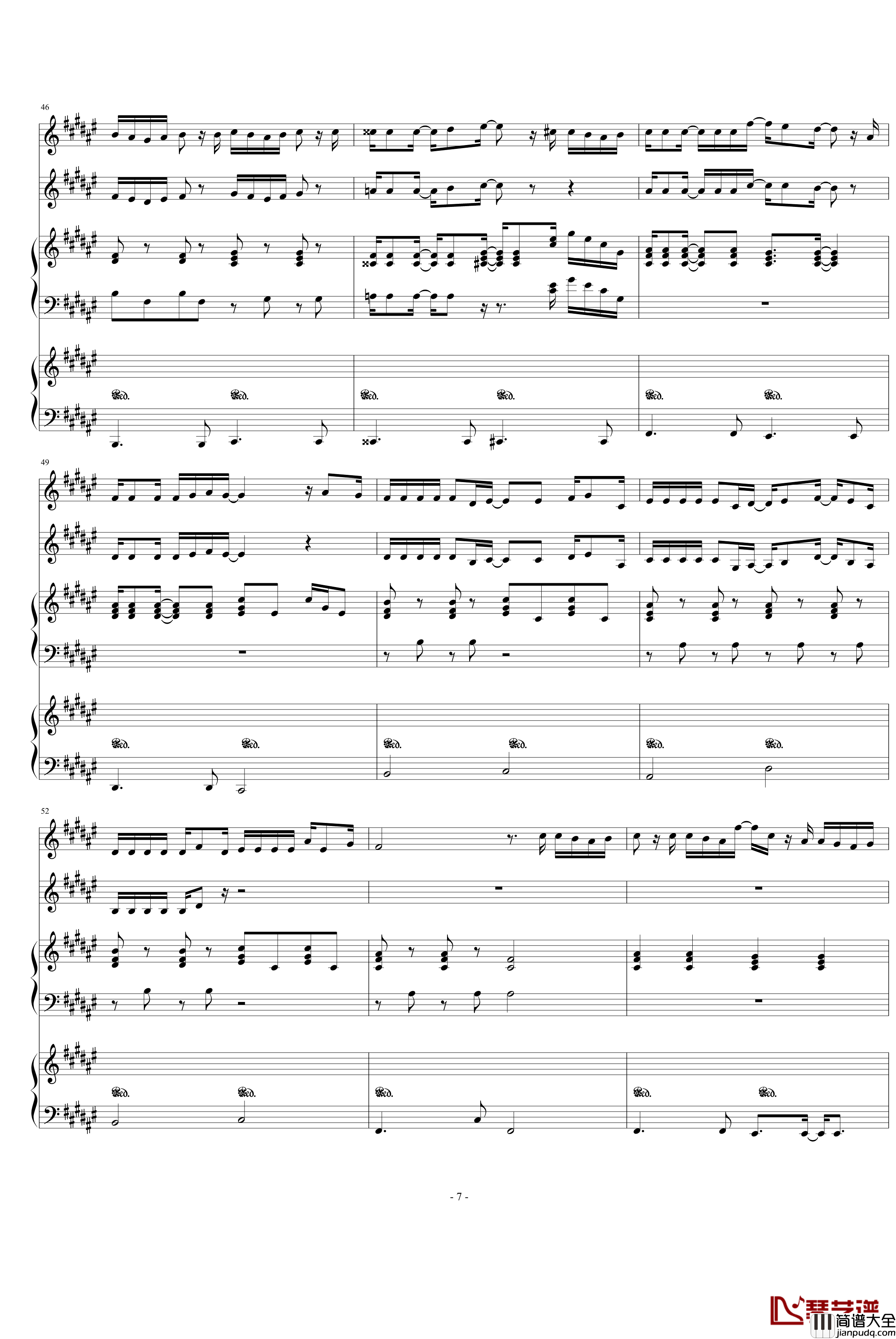 星星月亮你还有我钢琴谱_陈宇喆