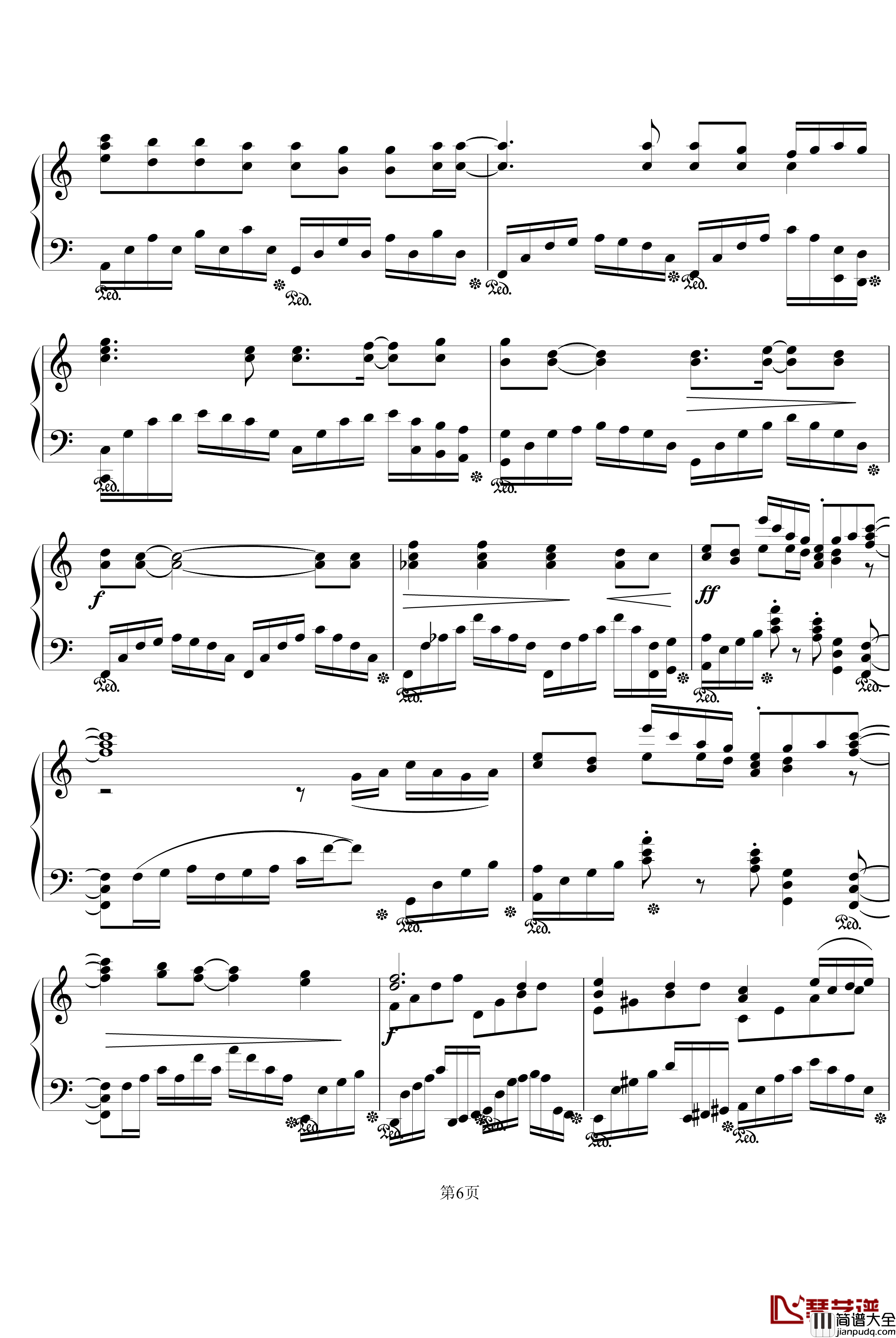 盛开在遗忘之后钢琴谱_名侦探柯南