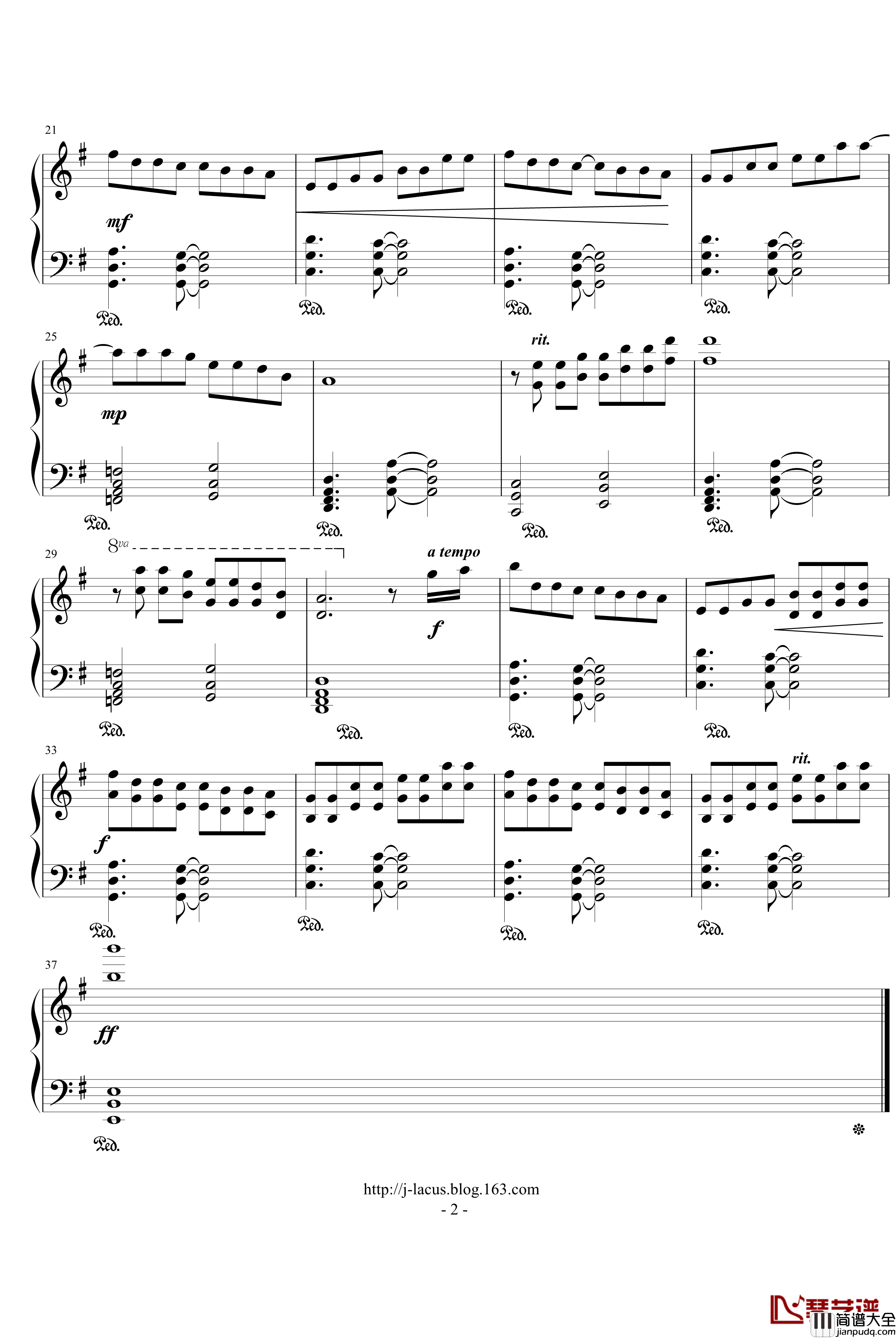 Bella‘s_Lullaby钢琴谱_Twilight暮光之城_动漫影视_電影厡声带