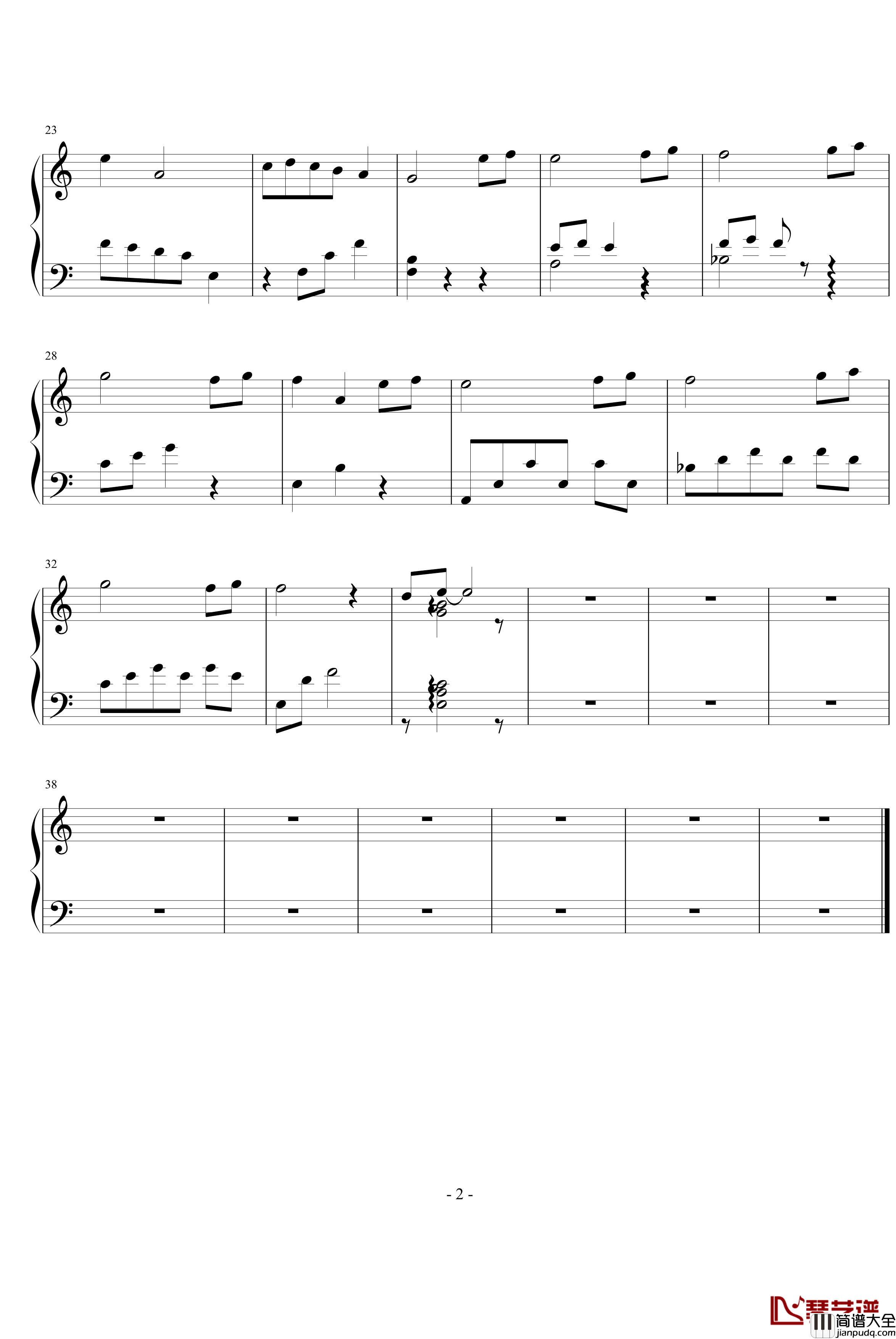 d_grayman背景4钢琴谱_动漫影视