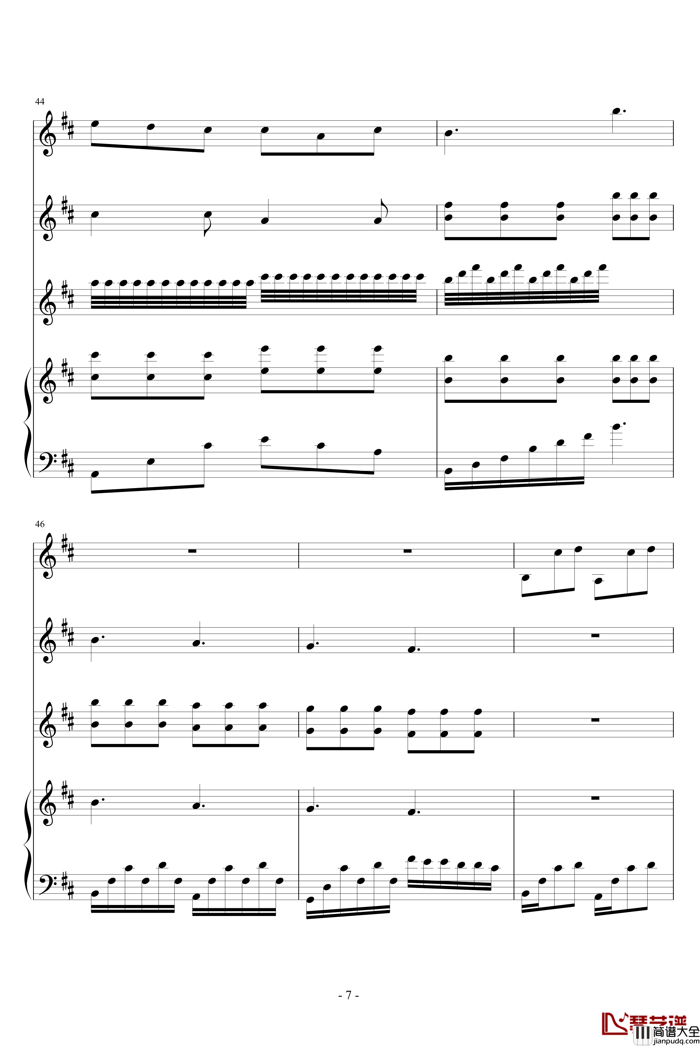 血腥残阳钢琴谱