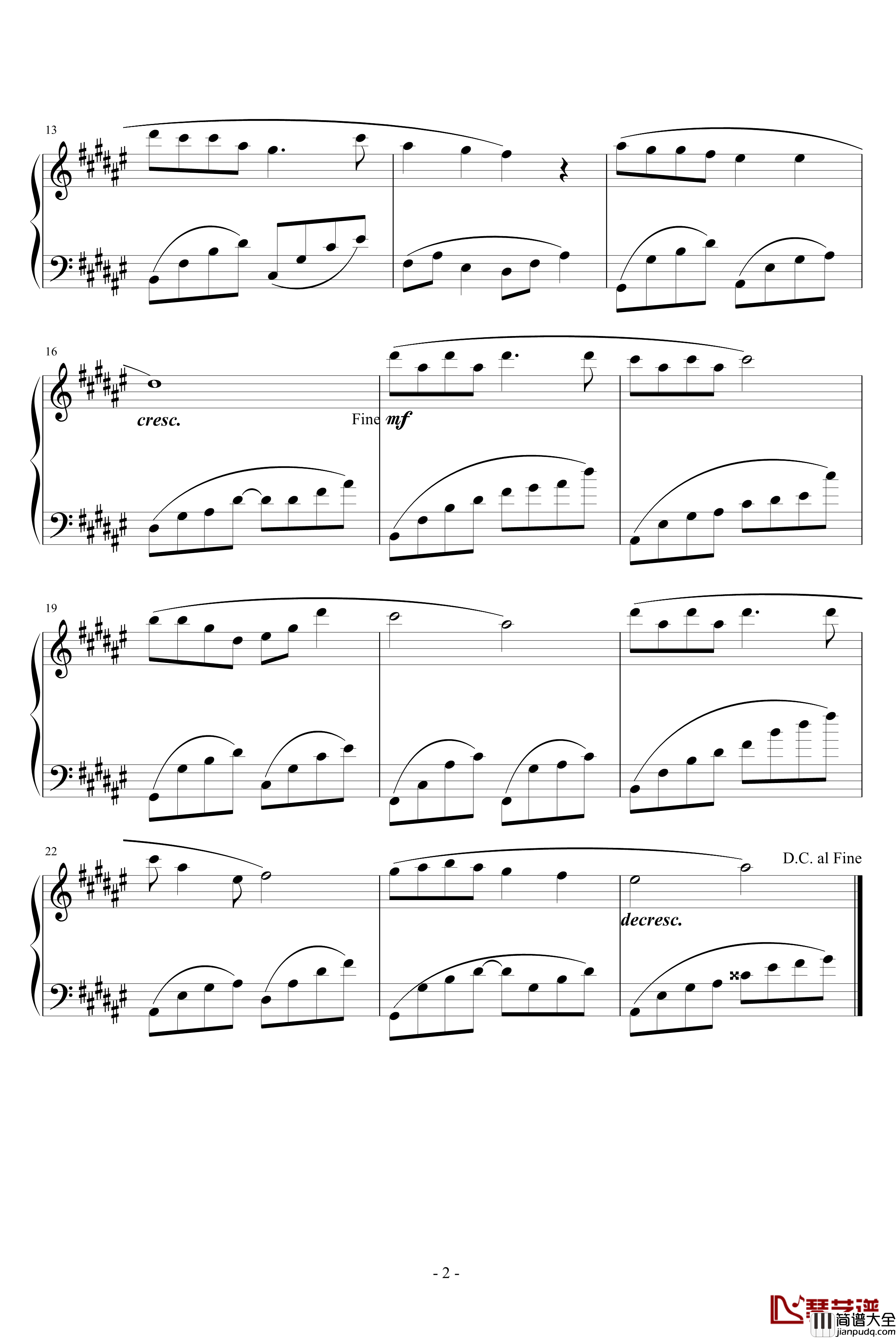 三个人的时光钢琴谱_轩辕剑