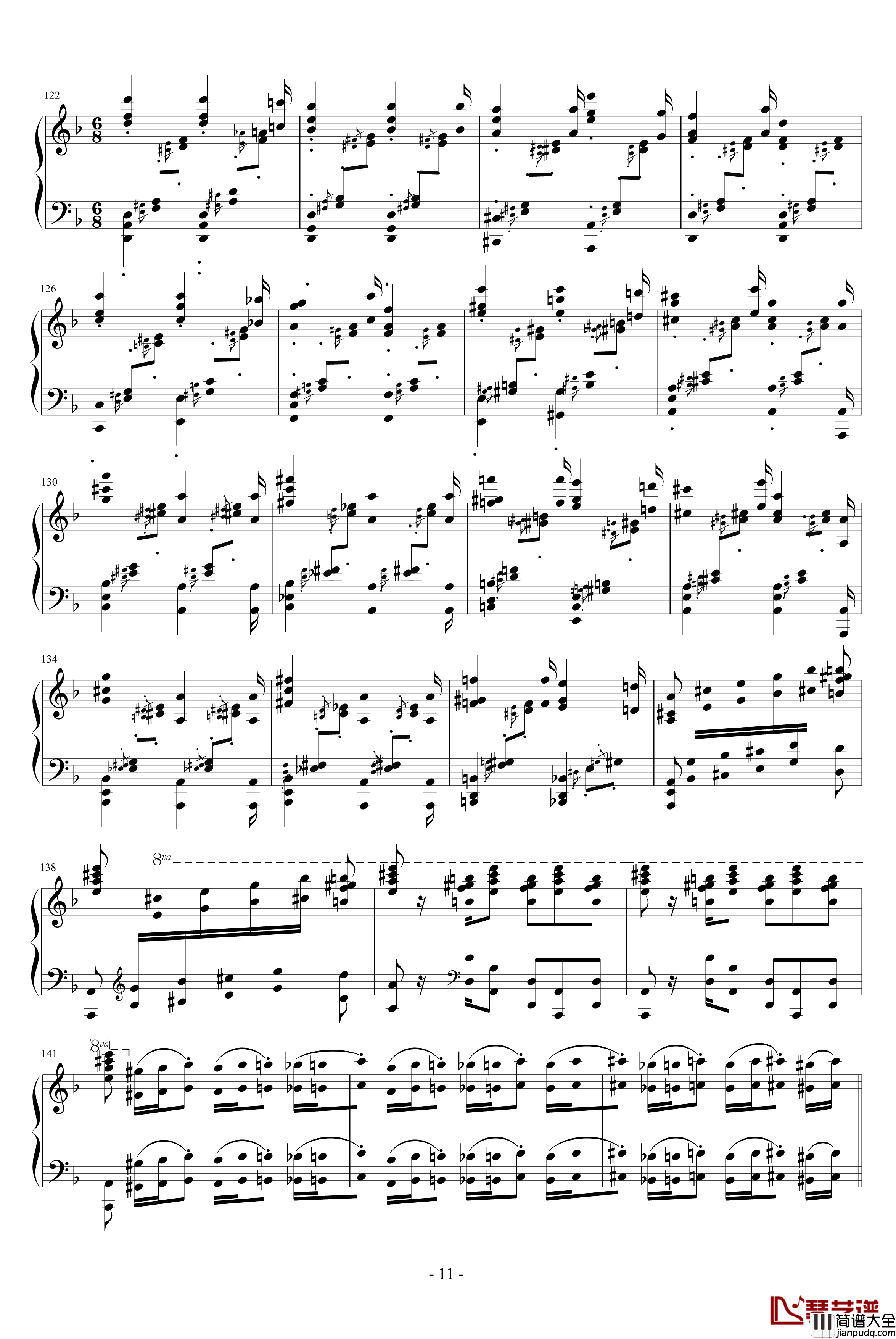 Mazeppa钢琴谱_超技练习曲第4首_李斯特