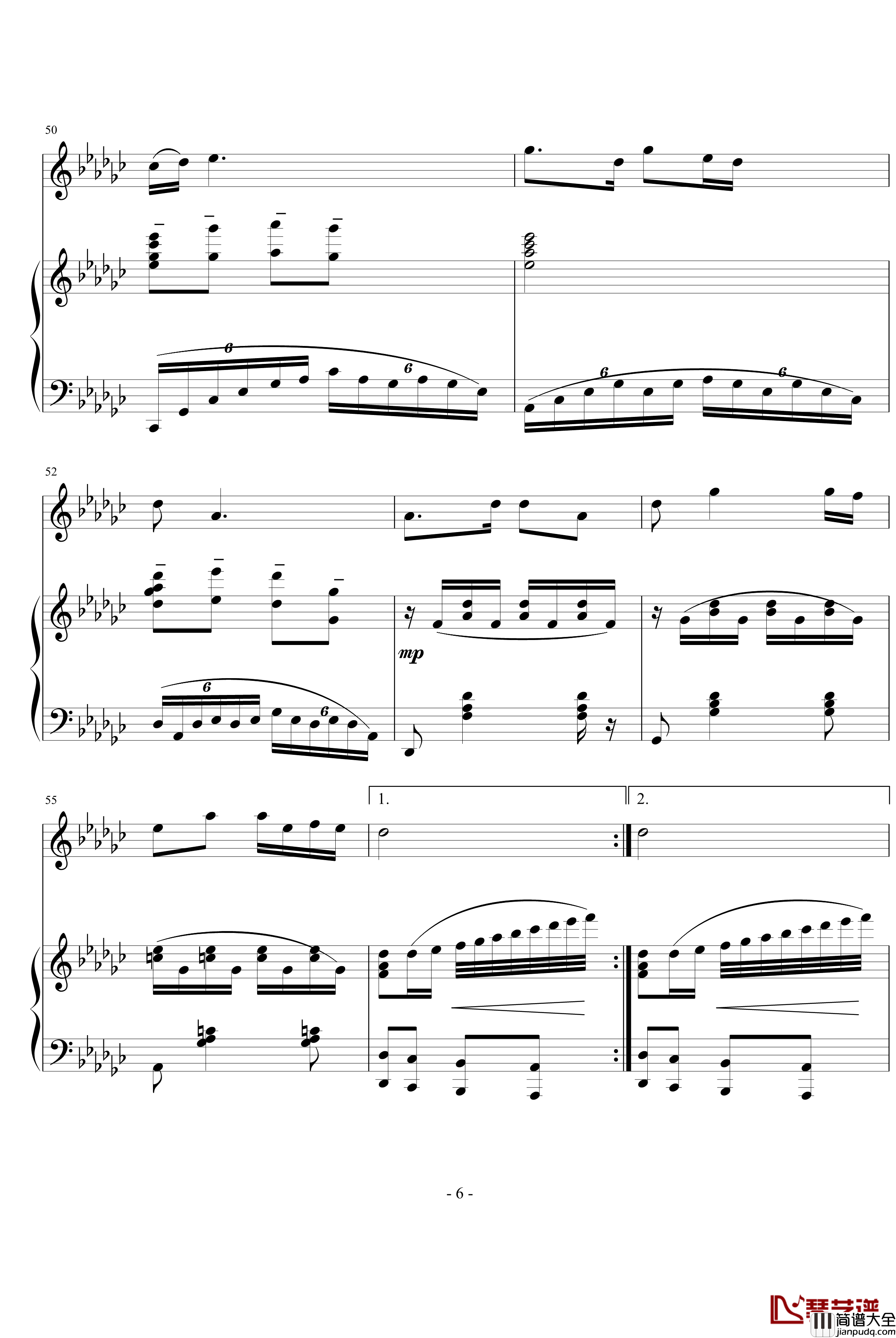 亲吻祖国钢琴谱_王丽达