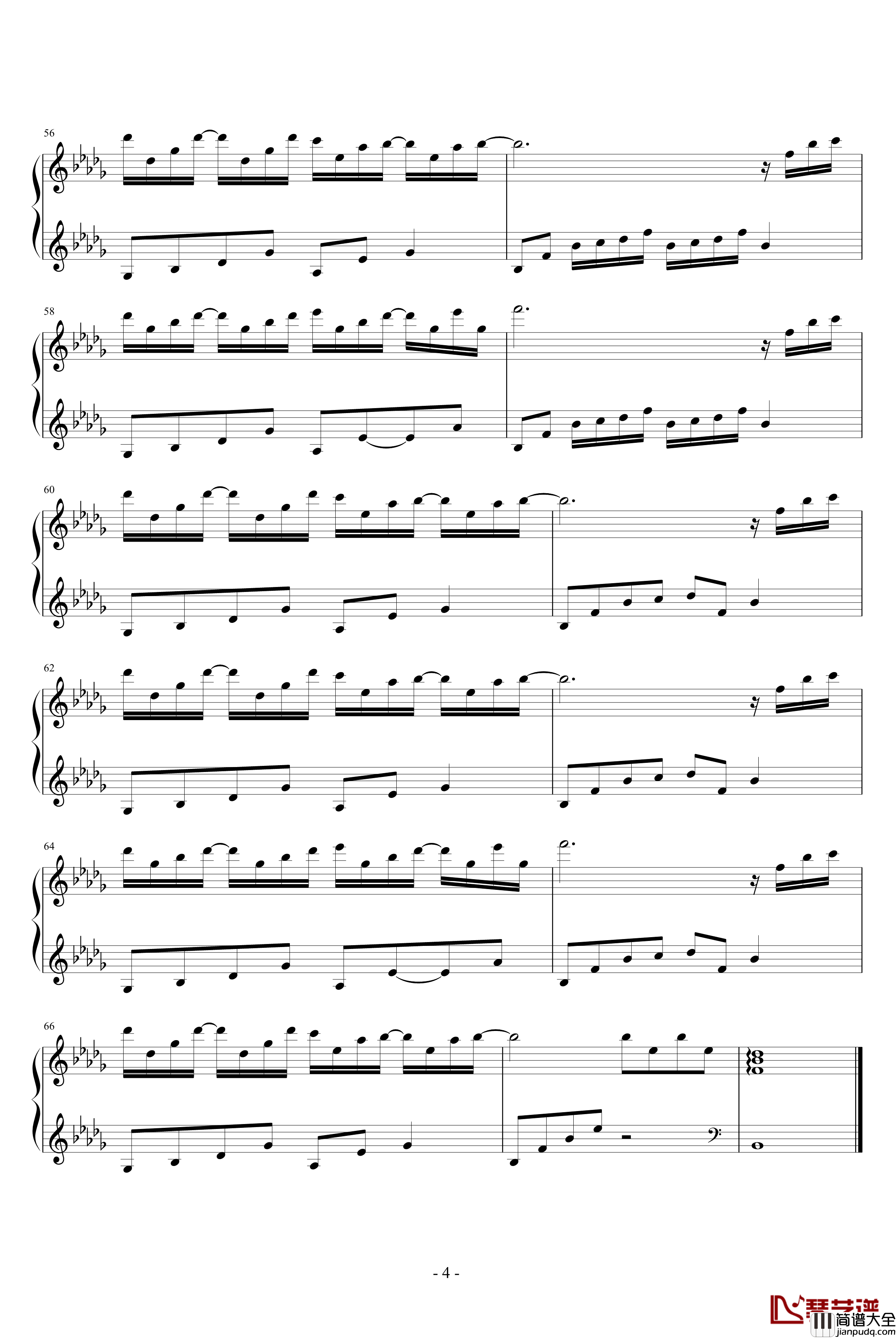 空房間钢琴谱_修改_EMRTY_ROOM