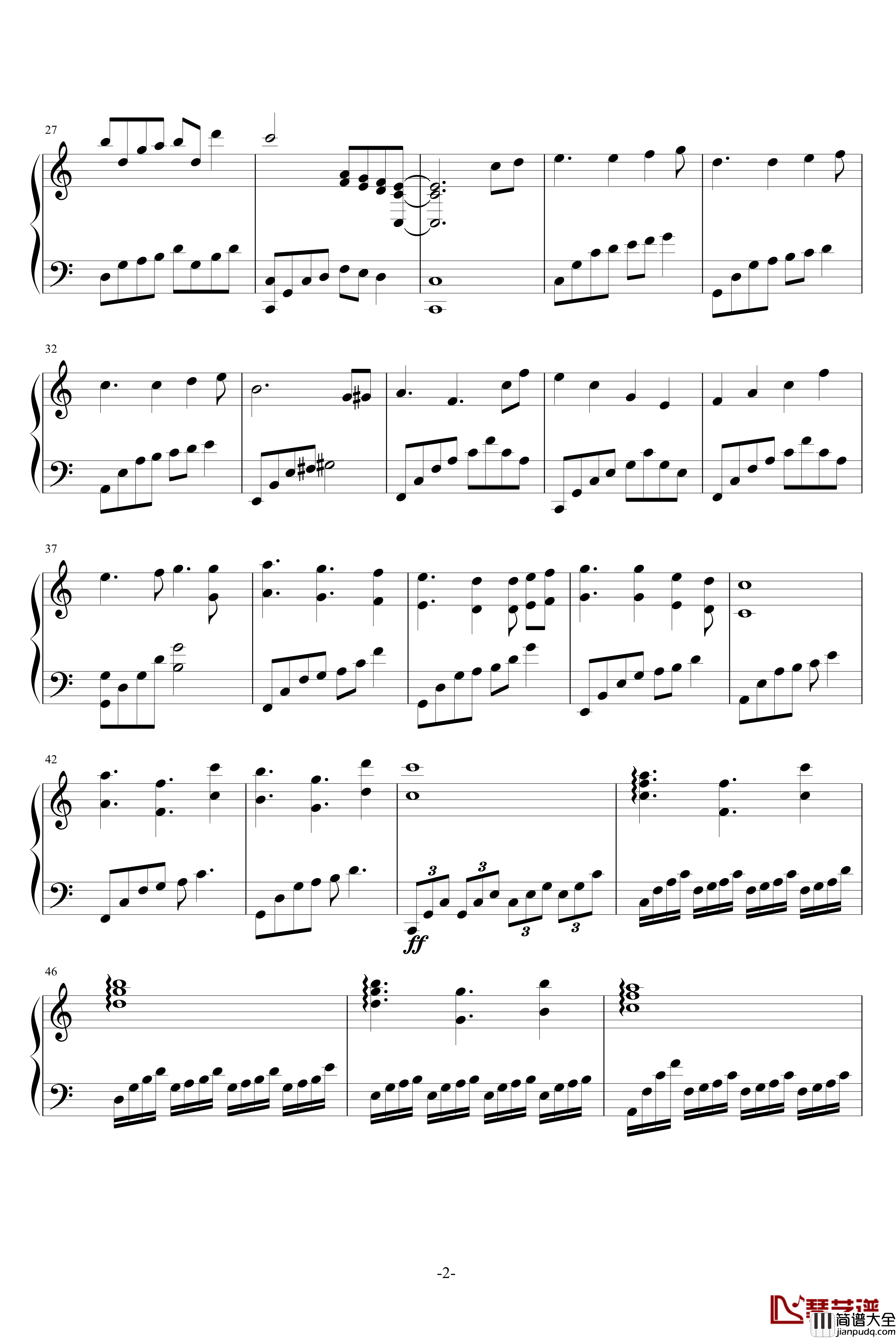 掠过甲板的风钢琴谱_Amigo