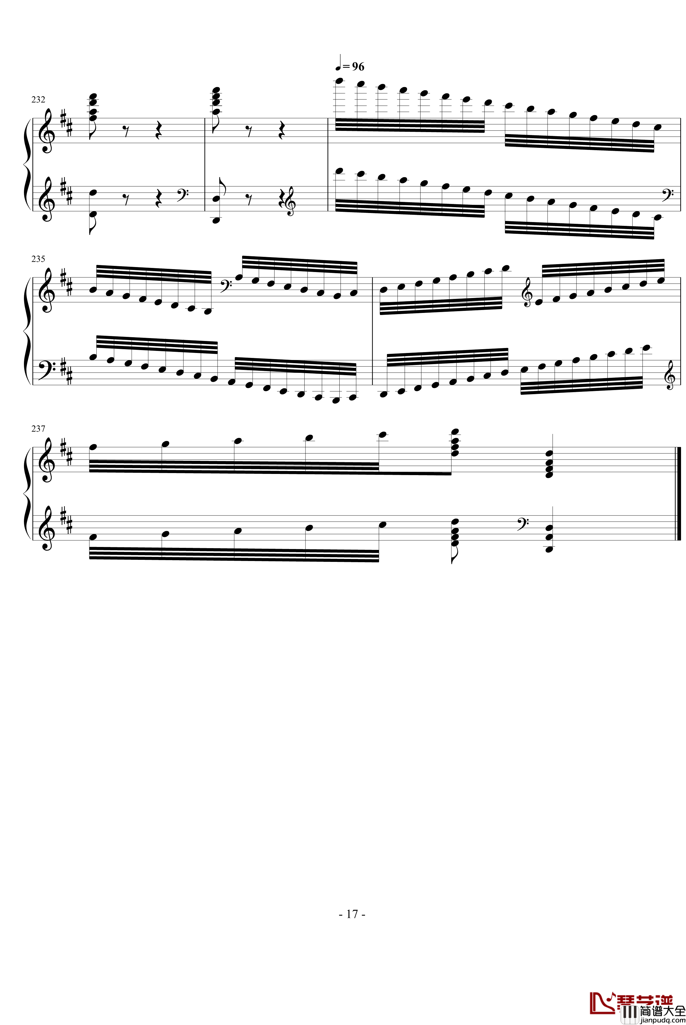 卡门幻想曲钢琴谱_世界名曲