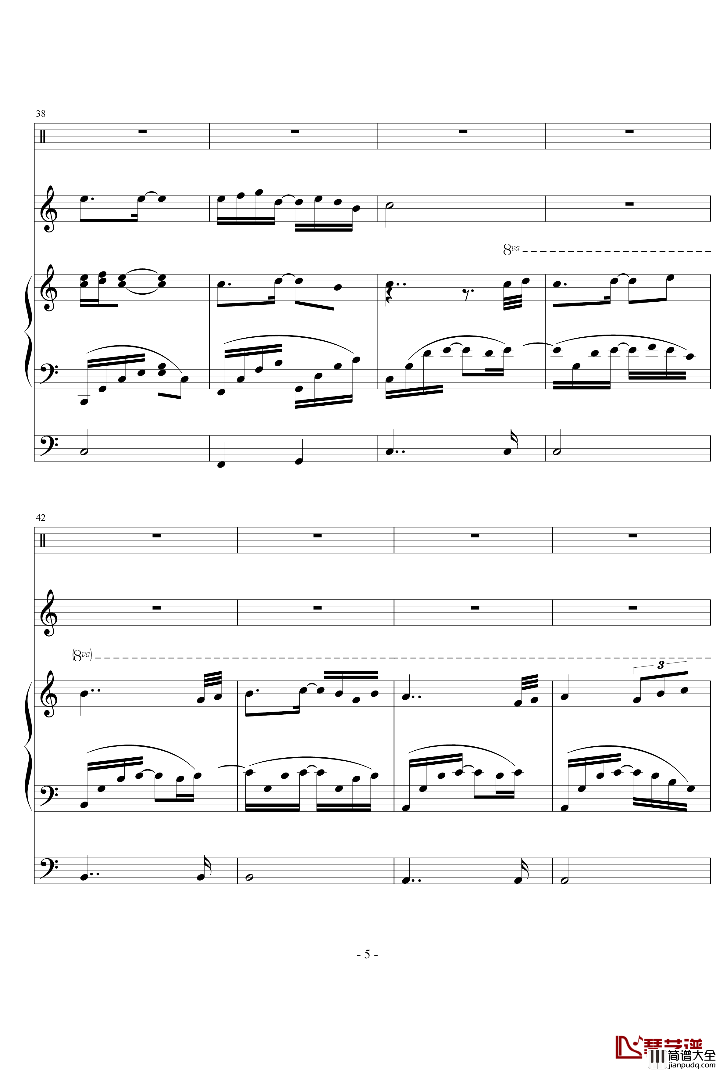 微笑钢琴谱_Romantic.Music