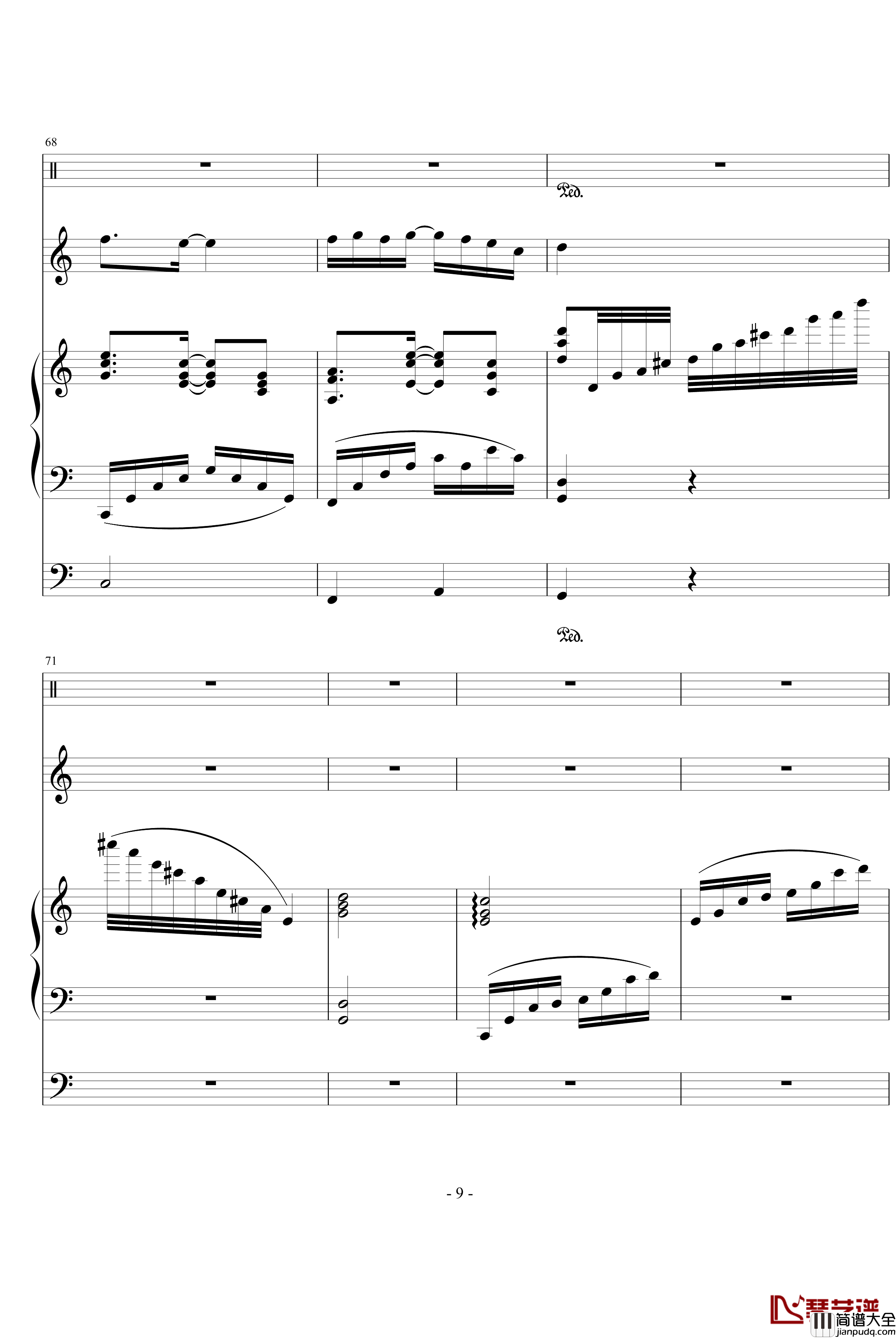 微笑钢琴谱_Romantic.Music