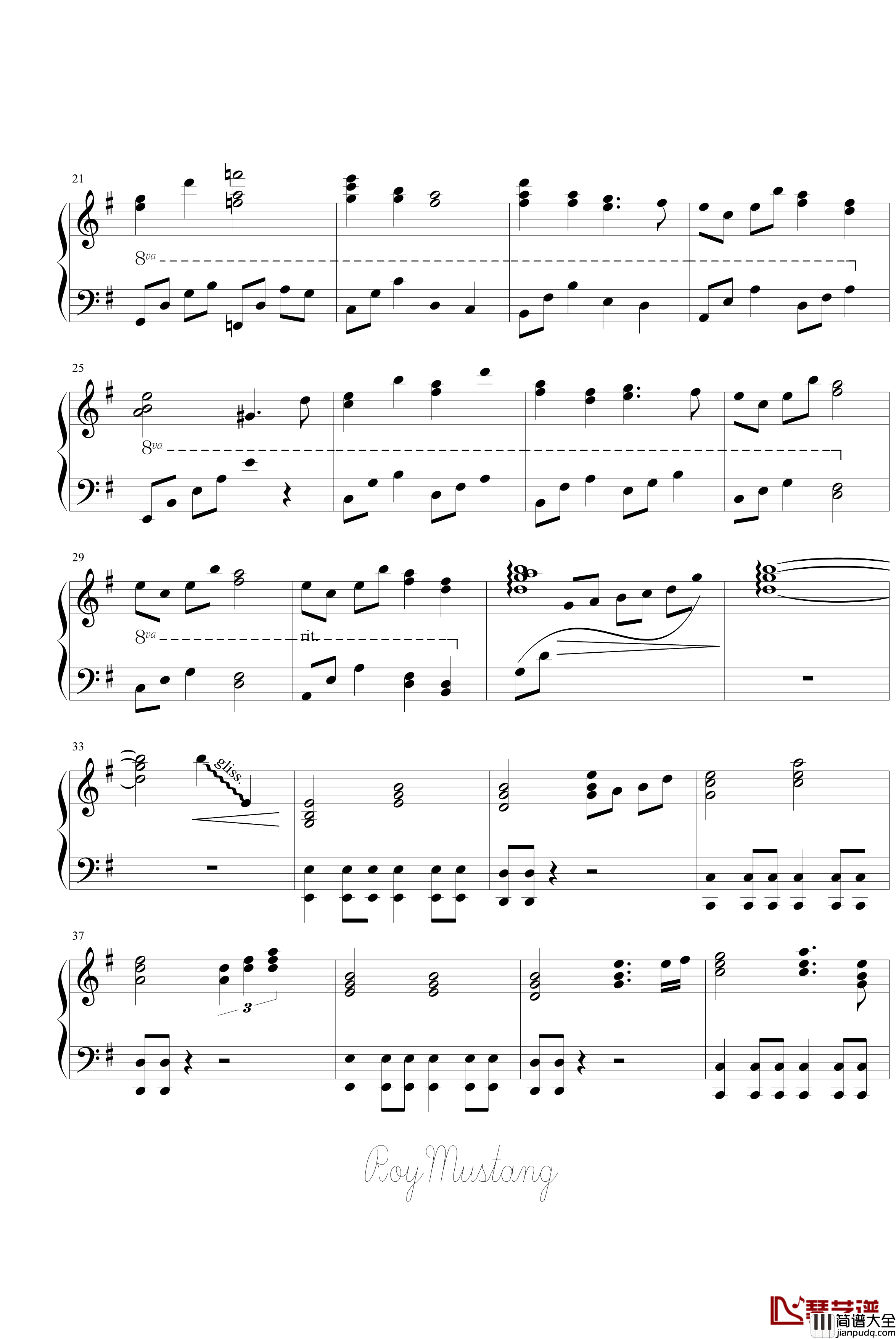 僕は、鳥になる钢琴谱_动漫影视