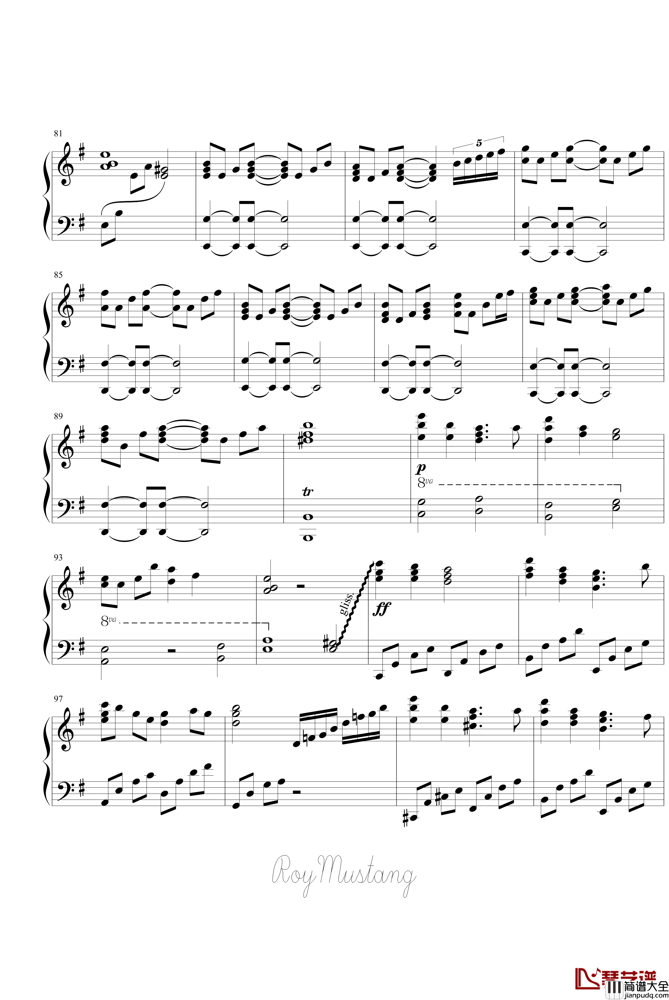 僕は、鳥になる钢琴谱_动漫影视