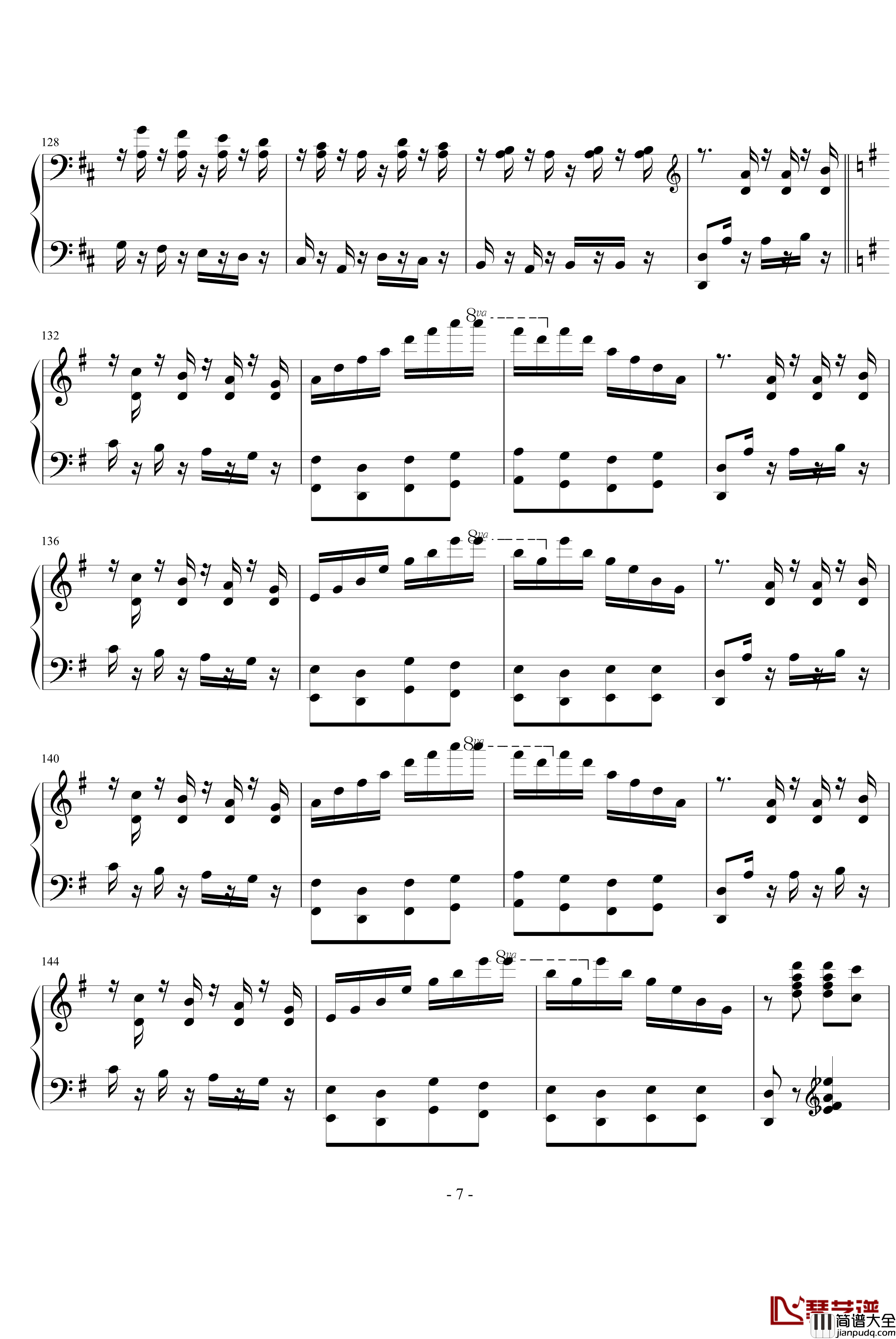 春舞钢琴谱_孙以强